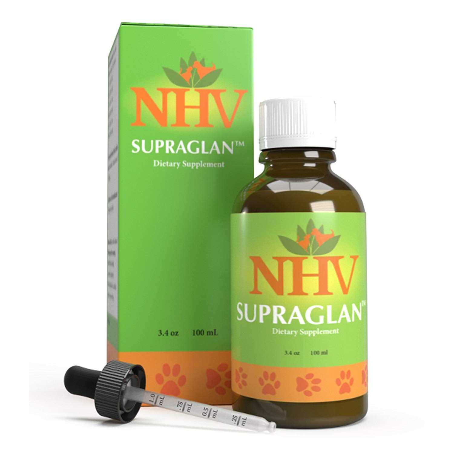 NHV Supraglan Natural Herbal Support for Adrenal Dysfunction Cushing’s and Addison’s Disorders in Dogs and Cats