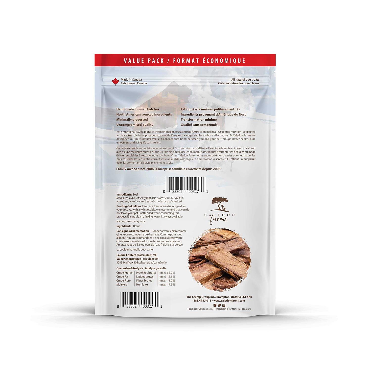 Caledon Farms Beef Tendersticks Dog