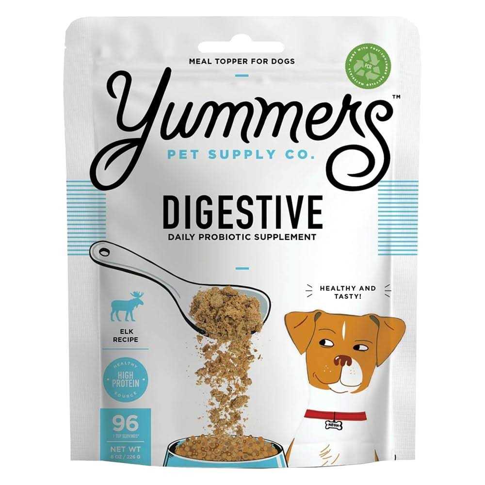 Yummers Digestive Functional Mix-Ins Elk Dog Food Topper