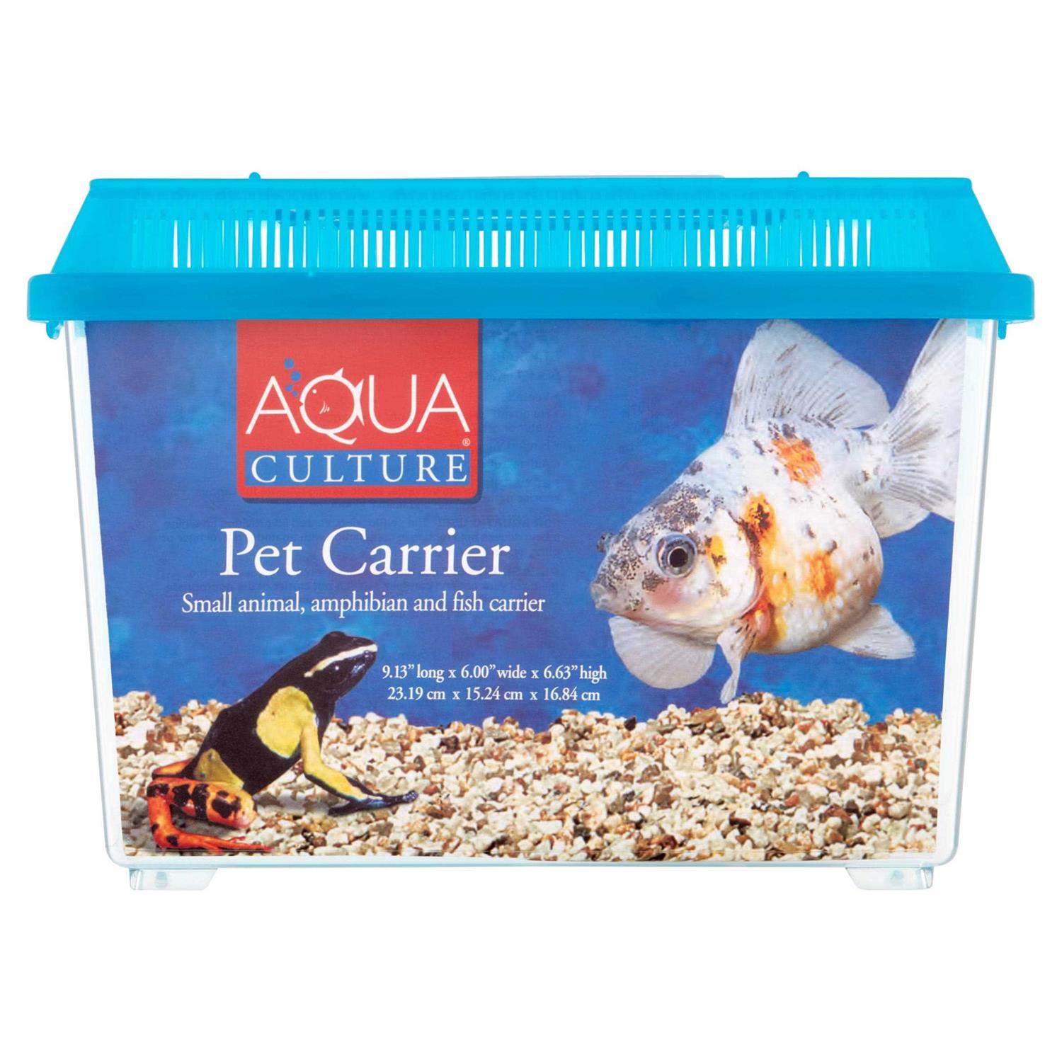 Aqua Culture Amphibians & Fish Pet Carrier for Small Animals