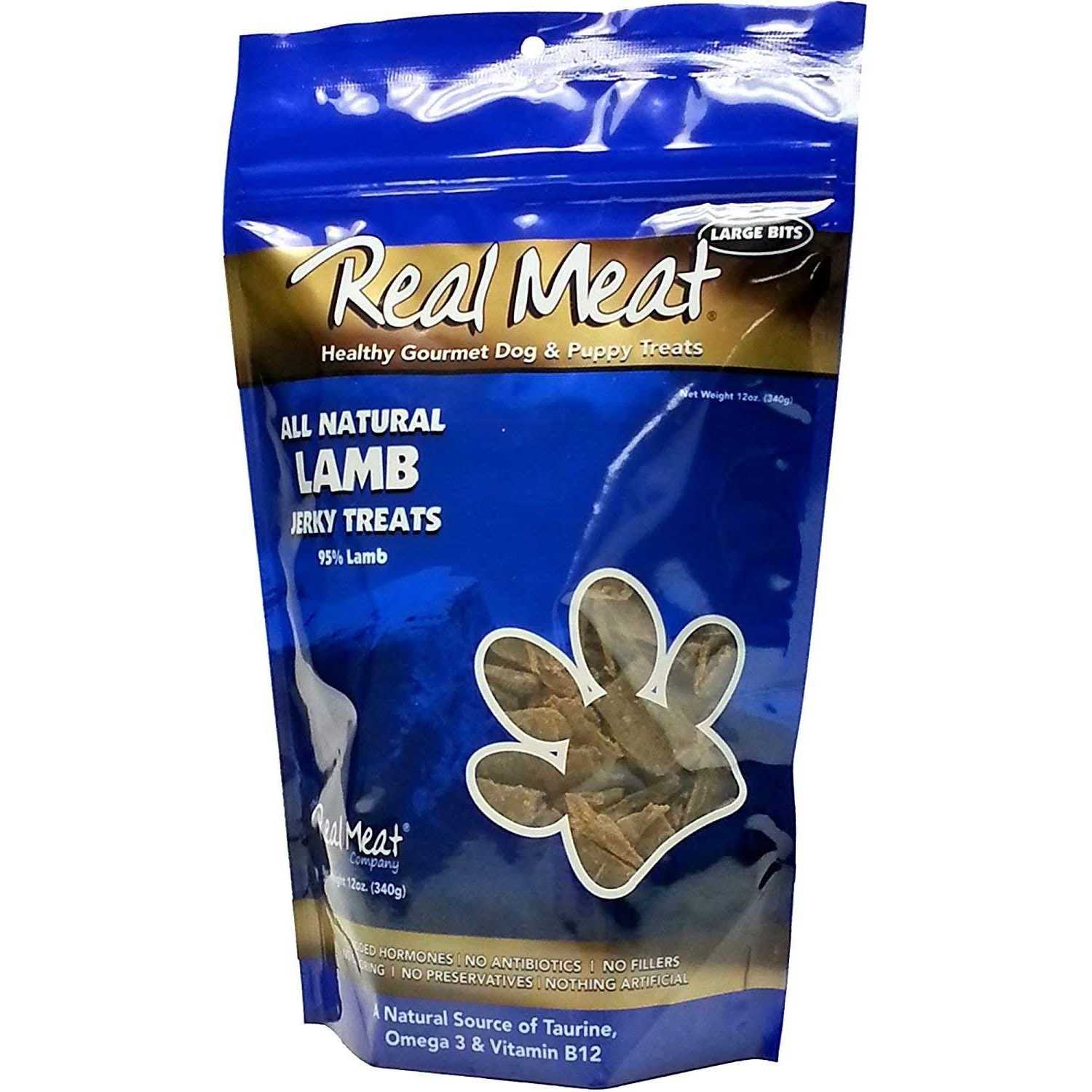 Real Meat Dog Jerky Treats Lamb