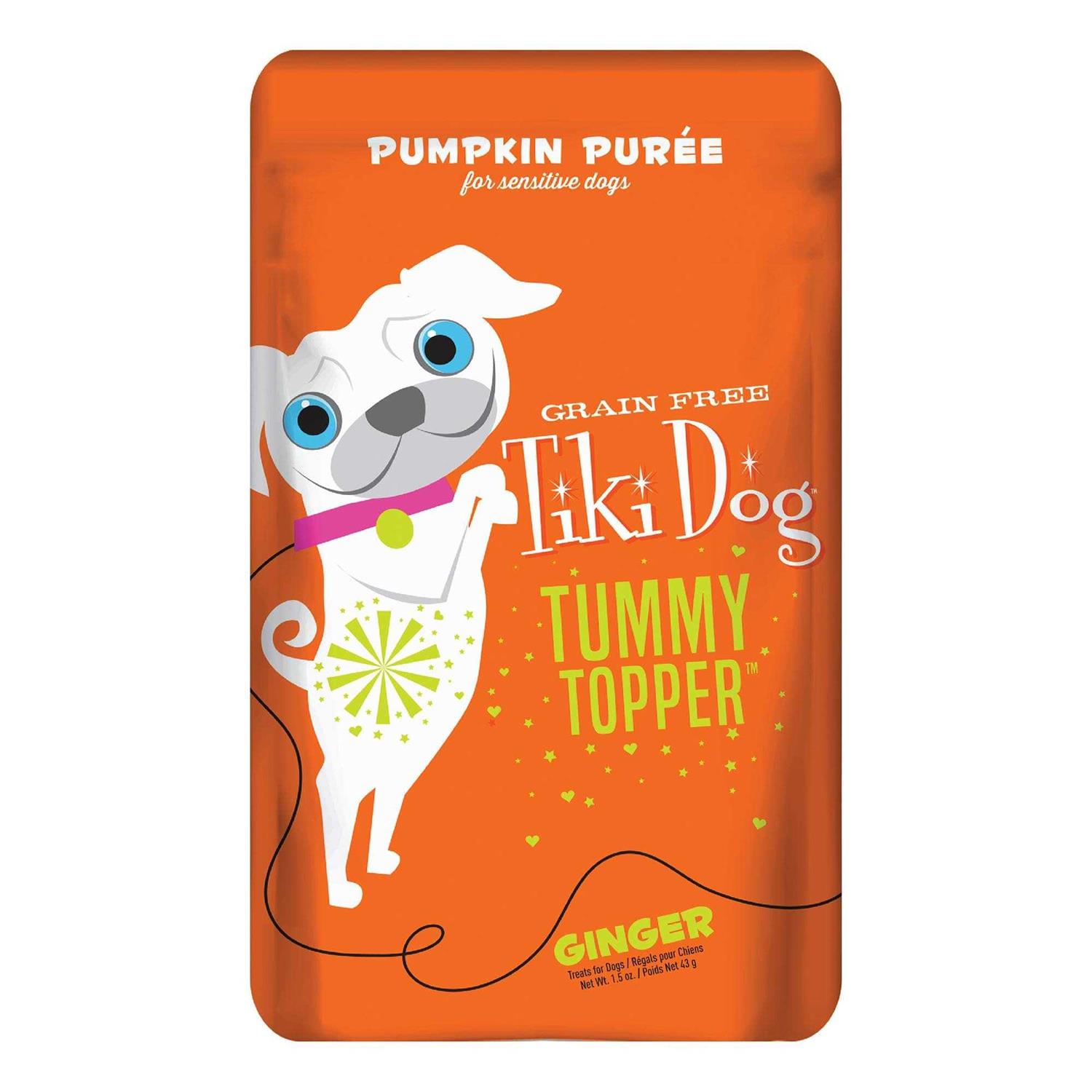Tiki Dog Tummy Topper Pumpkin Ginger