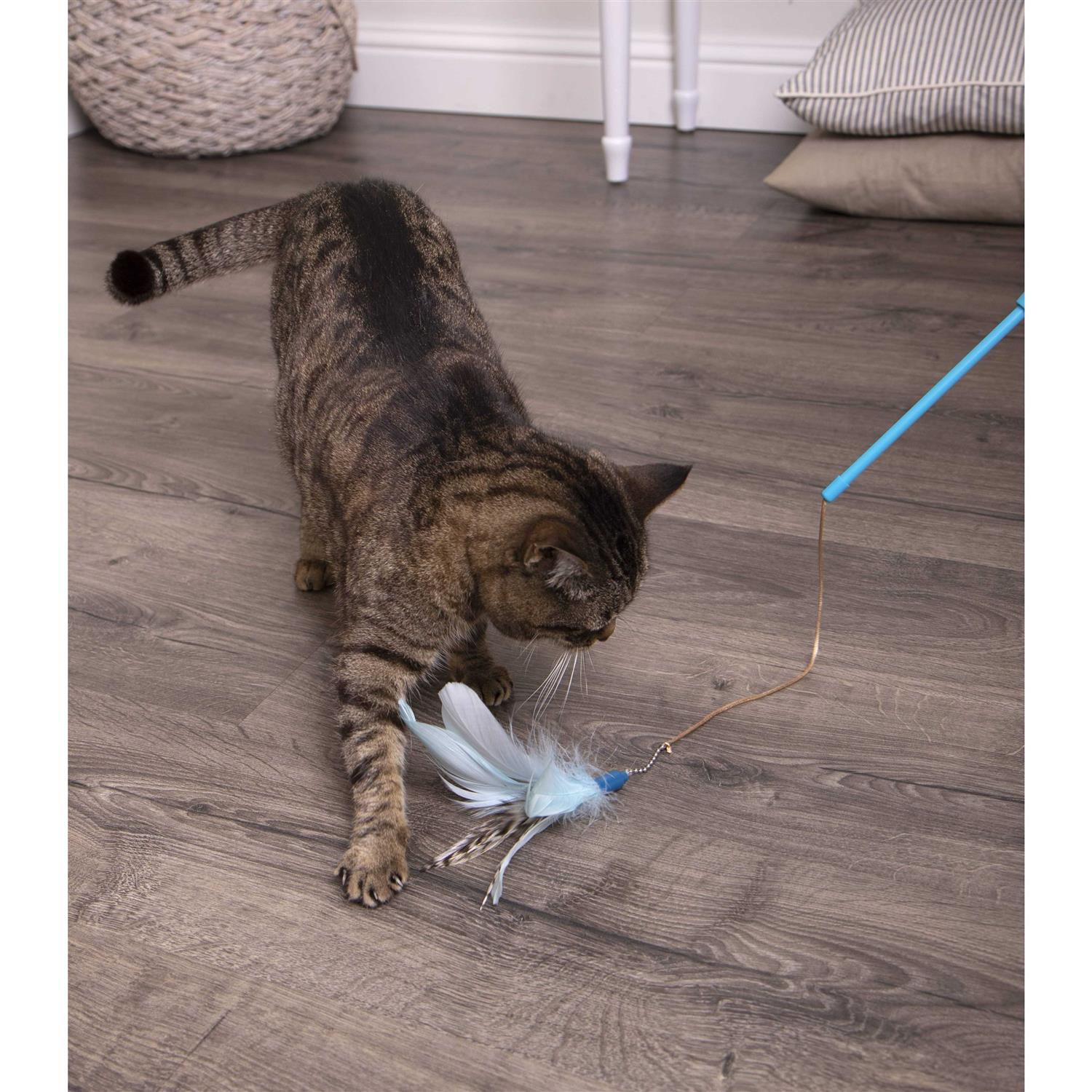 SmartyKat Frisky Flyer Wand Cat Toy