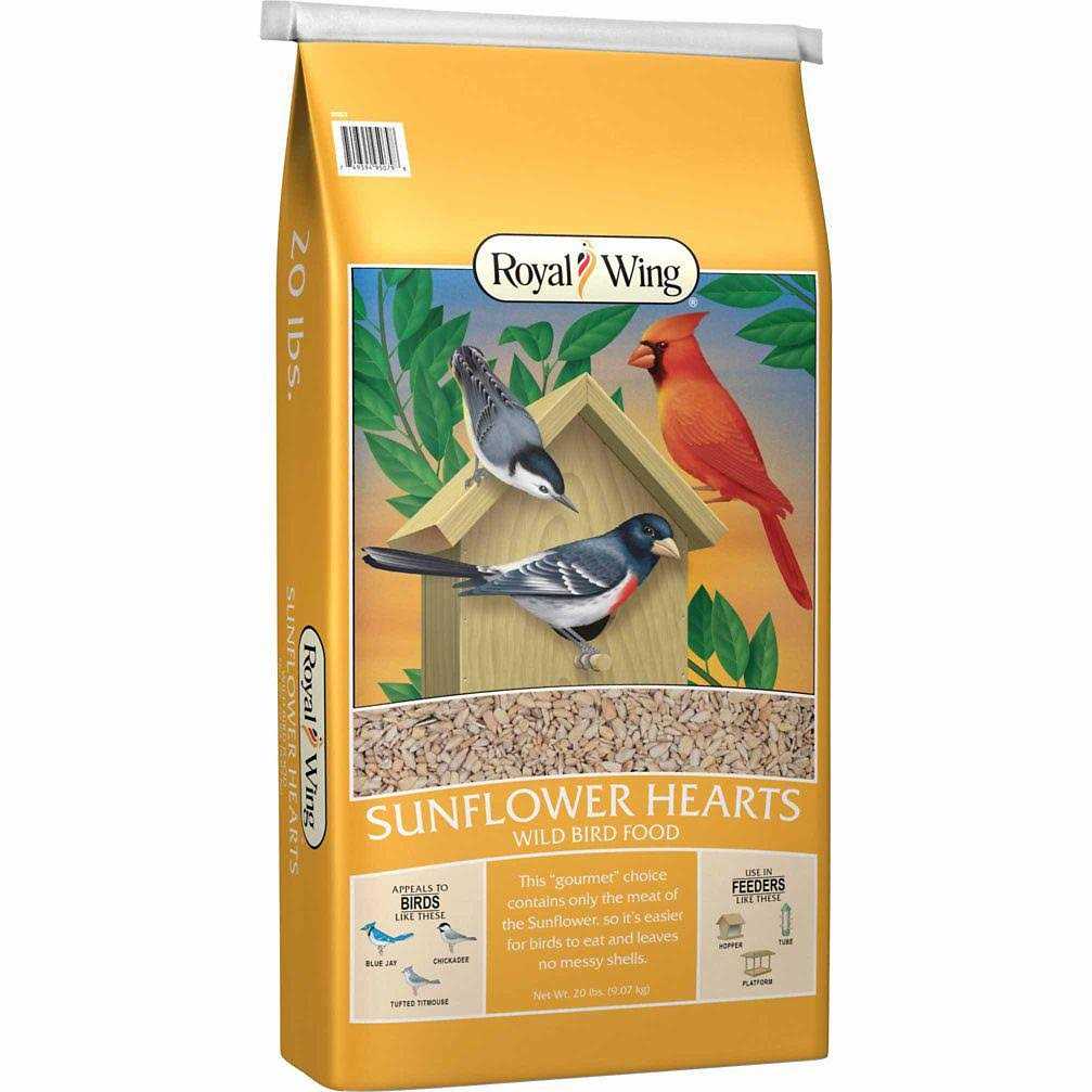 Royal Wing Sunflower Heart Bird Food
