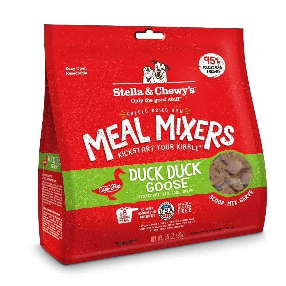 Stella & Chewy’s Freeze Dried Duck Duck Goose Meal Mixers Dog Food