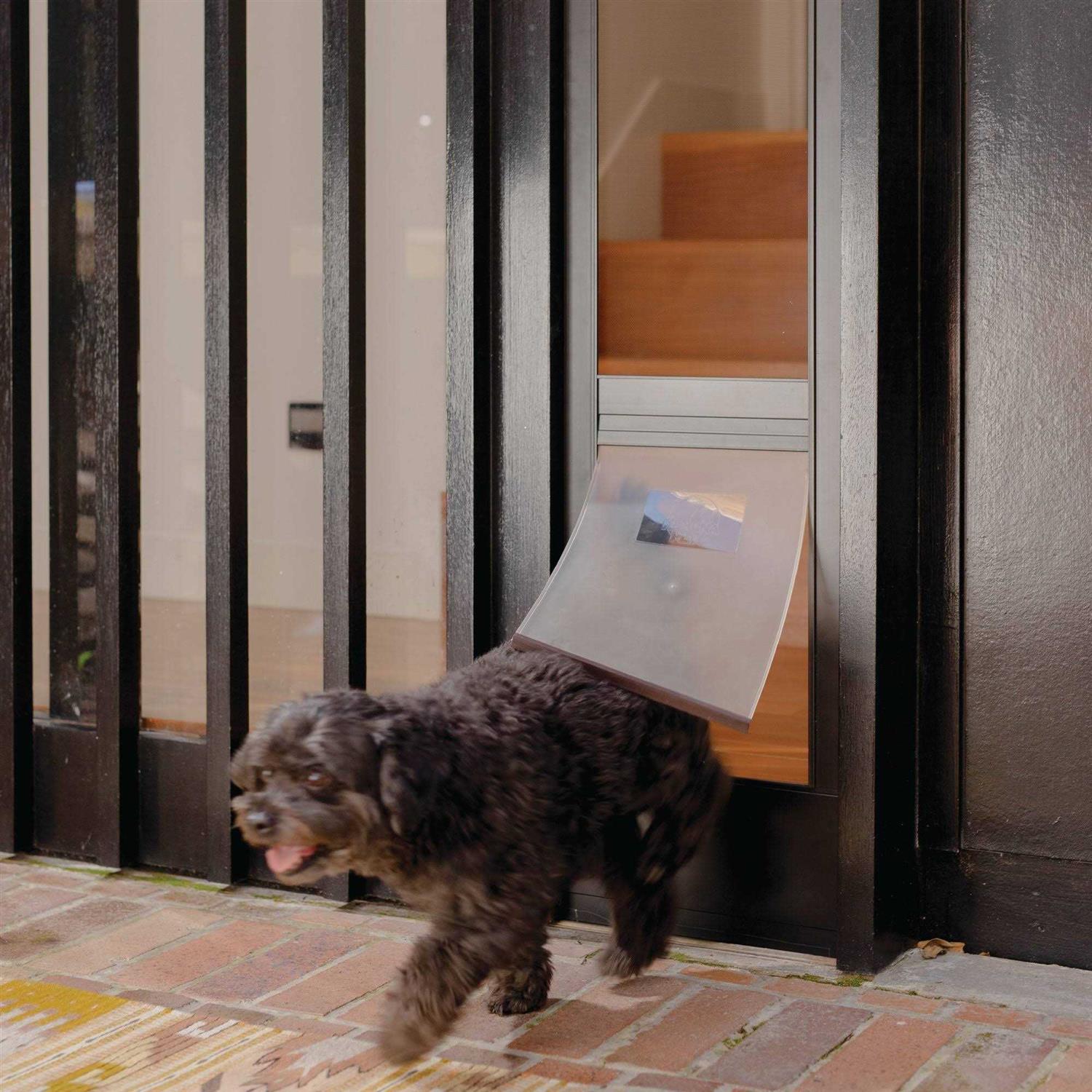 Hakuna Pets Small Silver Patio Pet Door