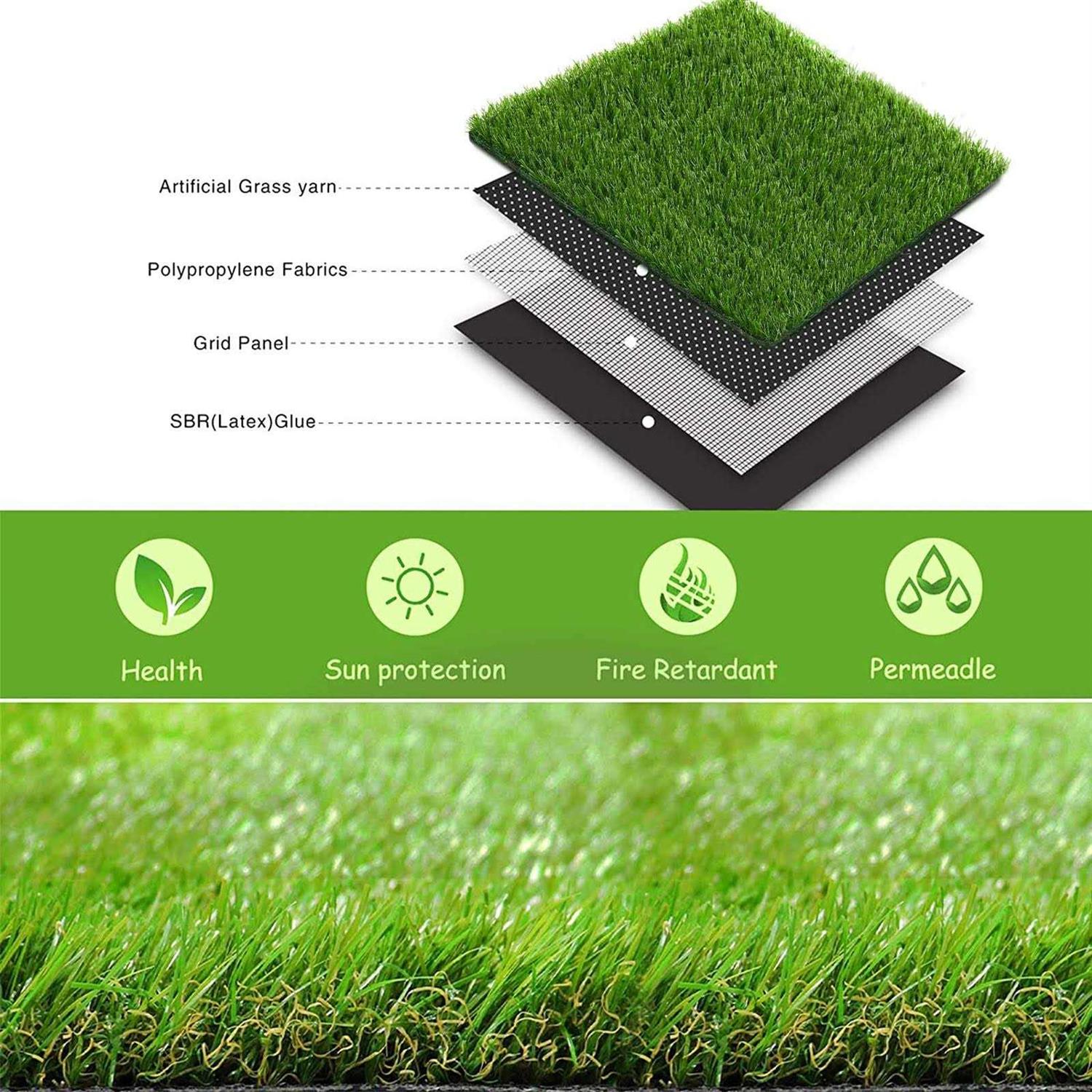 Fortune-star Artificial Grass For Dog Dog Grass Suitable For Indoor/Outdoor Dog Potty Training