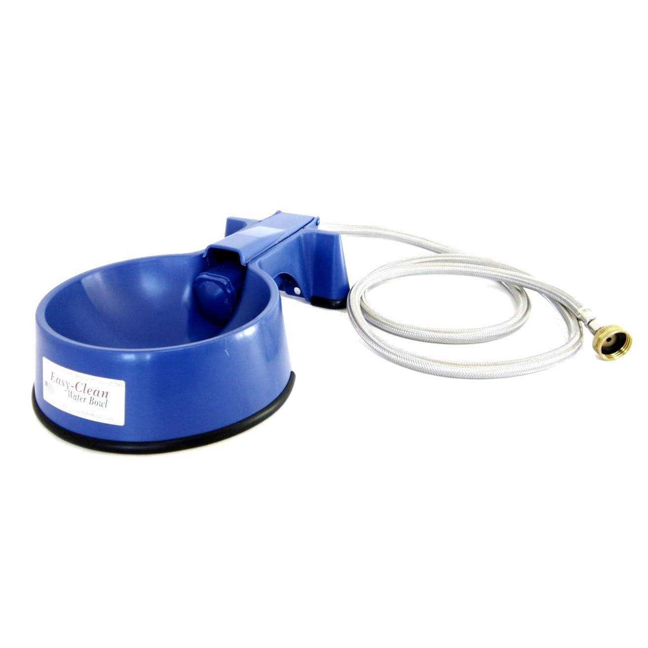 Easy-Clean Water Bowl The Easy-Clean Auto-Fill Water Bowl For Dog with Long Stainless Steel Hose