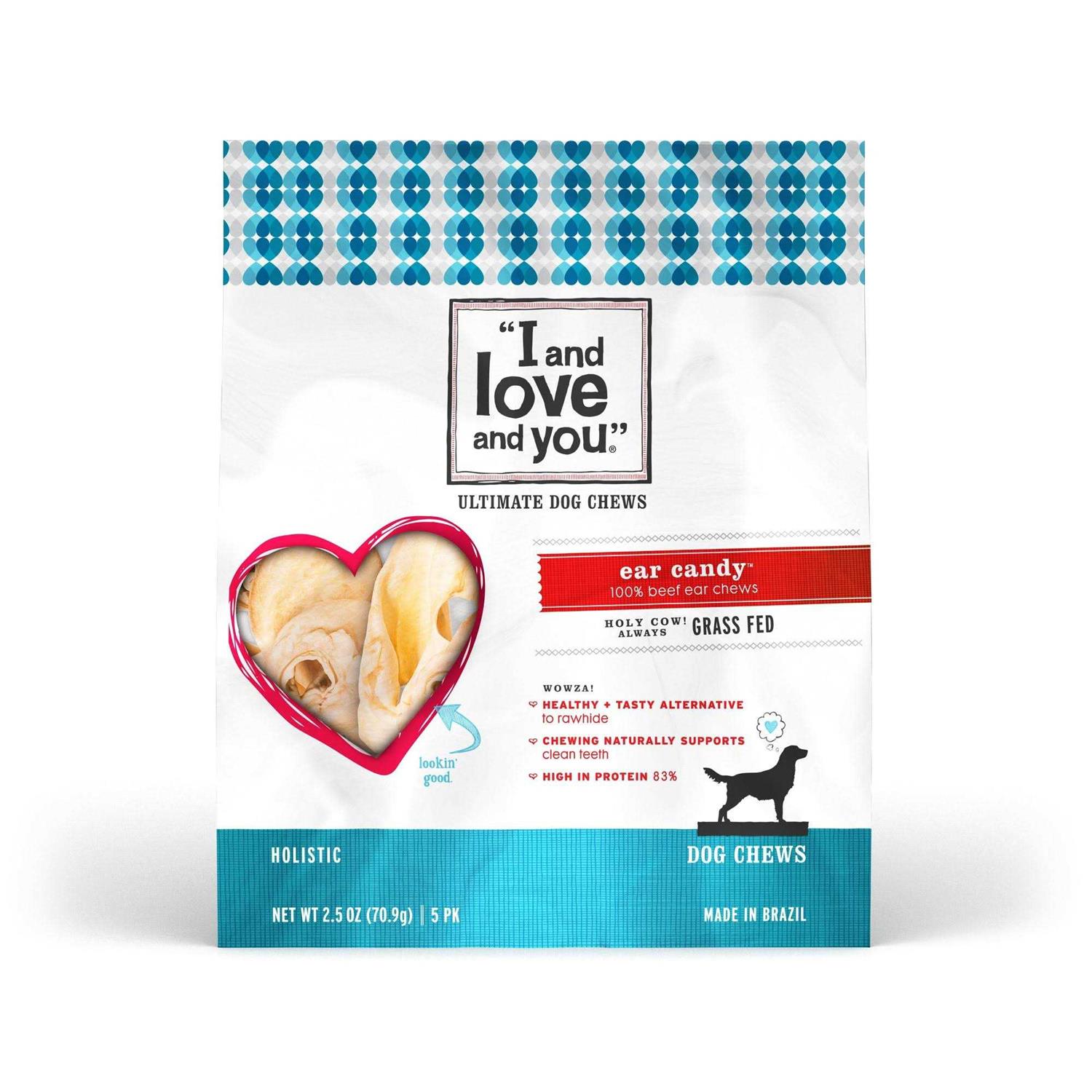 I and Love and You Dog Chews Ear Candy