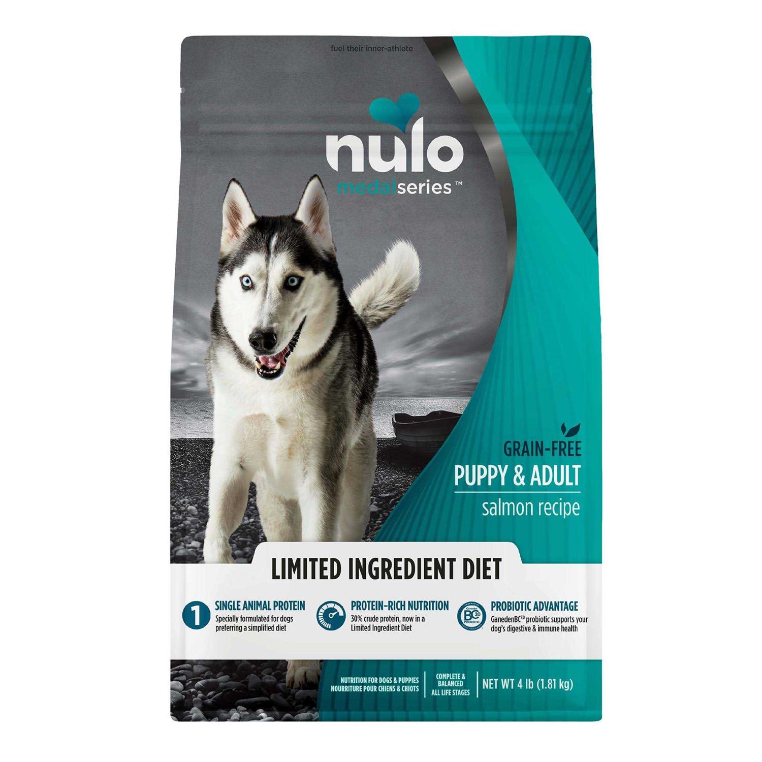 Nulo MedalSeries Grain Free Limited Ingredient Puppy & Adult Salmon Dog Food