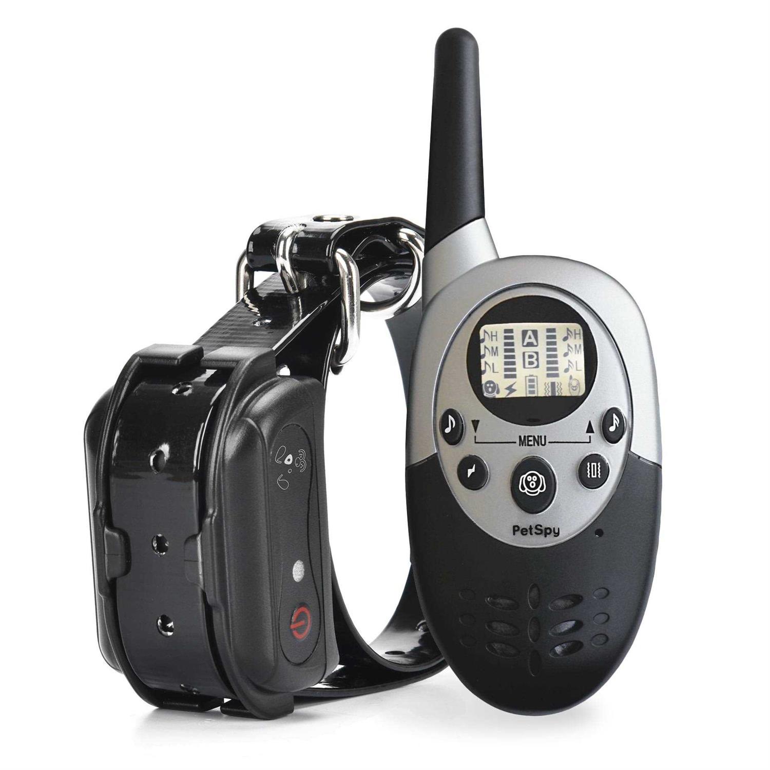 Petspy 1100 Waterproof Rechargeable Remote Training Dog Collar with Beep, Vibration and Electric Shock Dogs