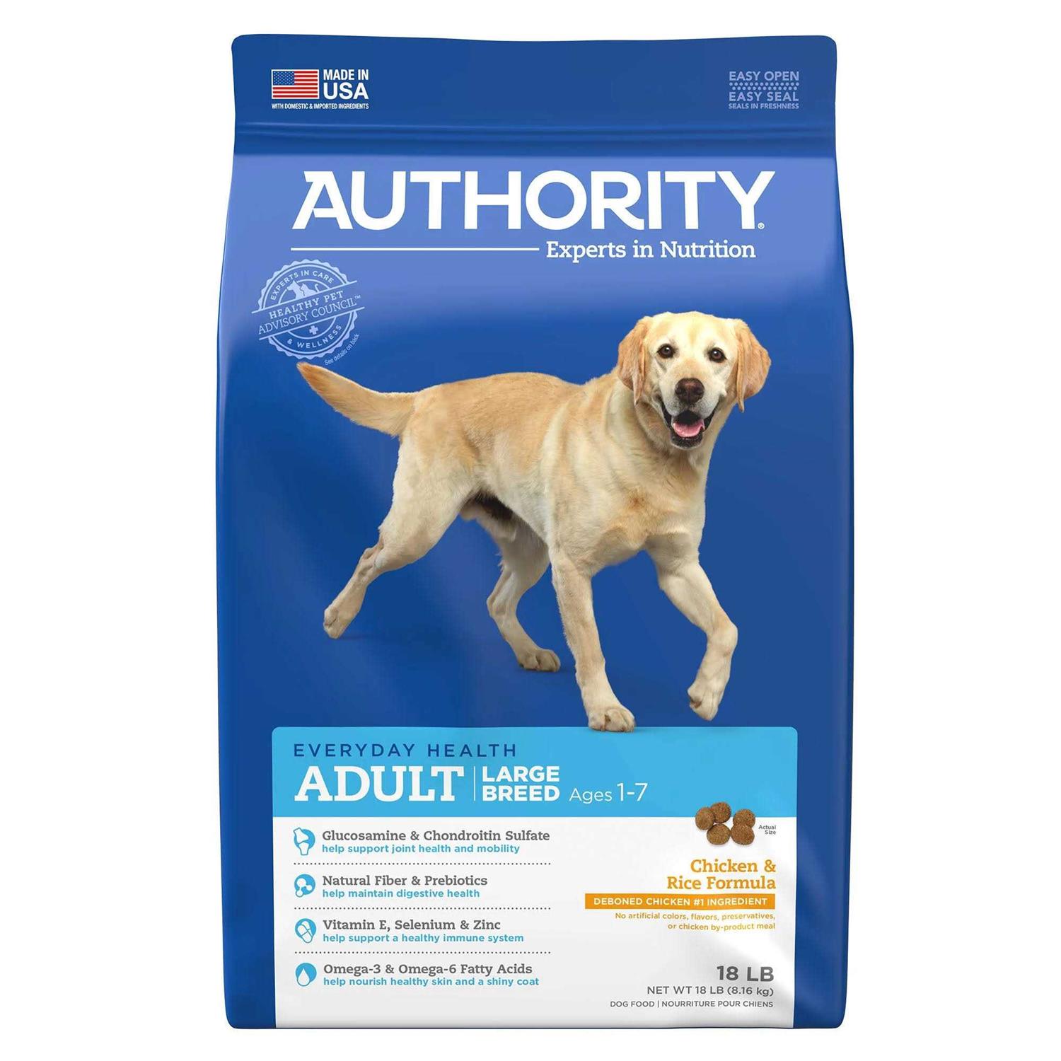Authority Everyday Health Large Breed Adult Dry Dog Food