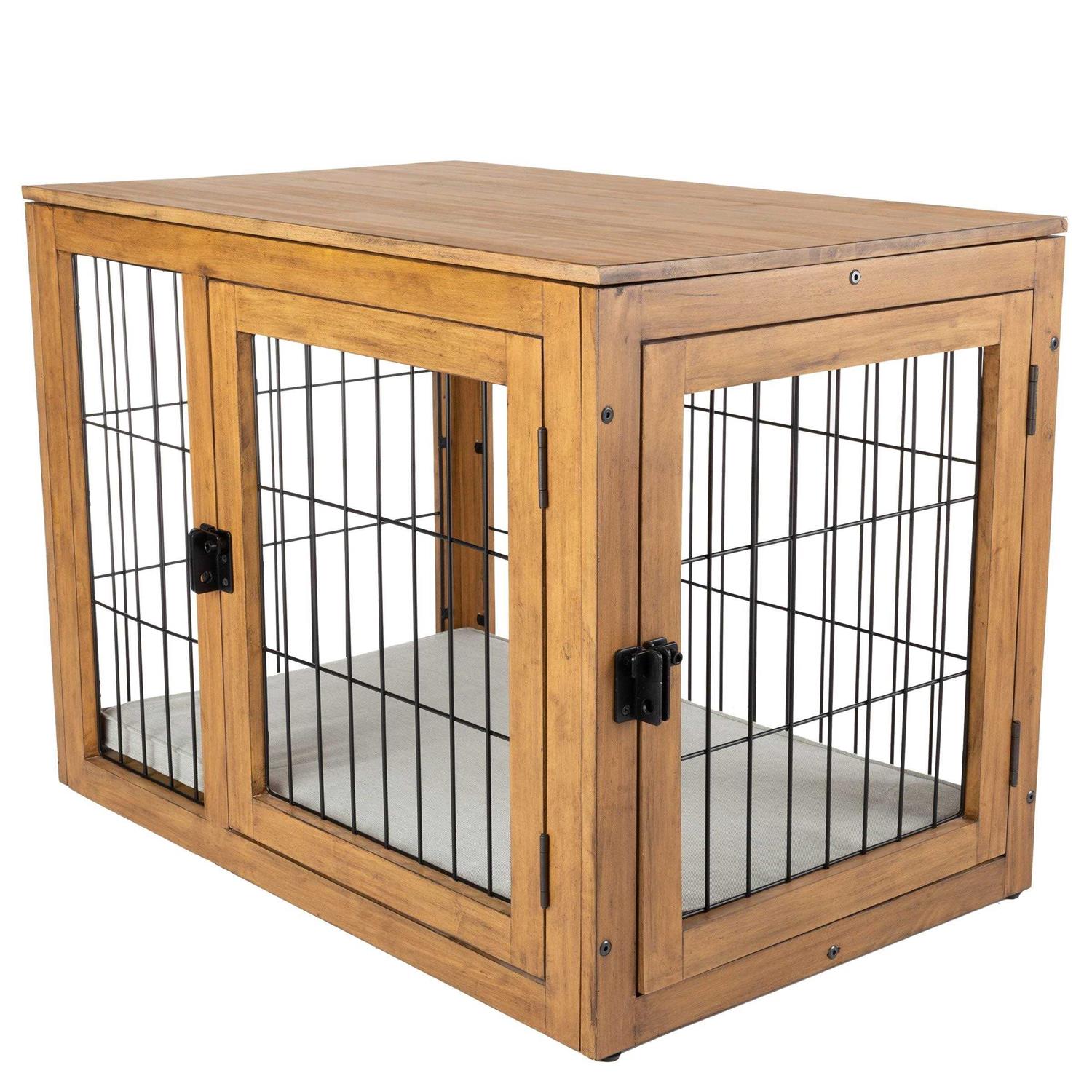 Petmaker Furniture-Style Dog Crate with Double Doors