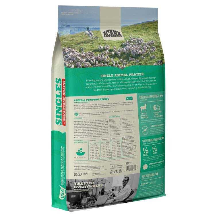 Acana Wholesome Grains Lamb & Pumpkin Dry Dog Food