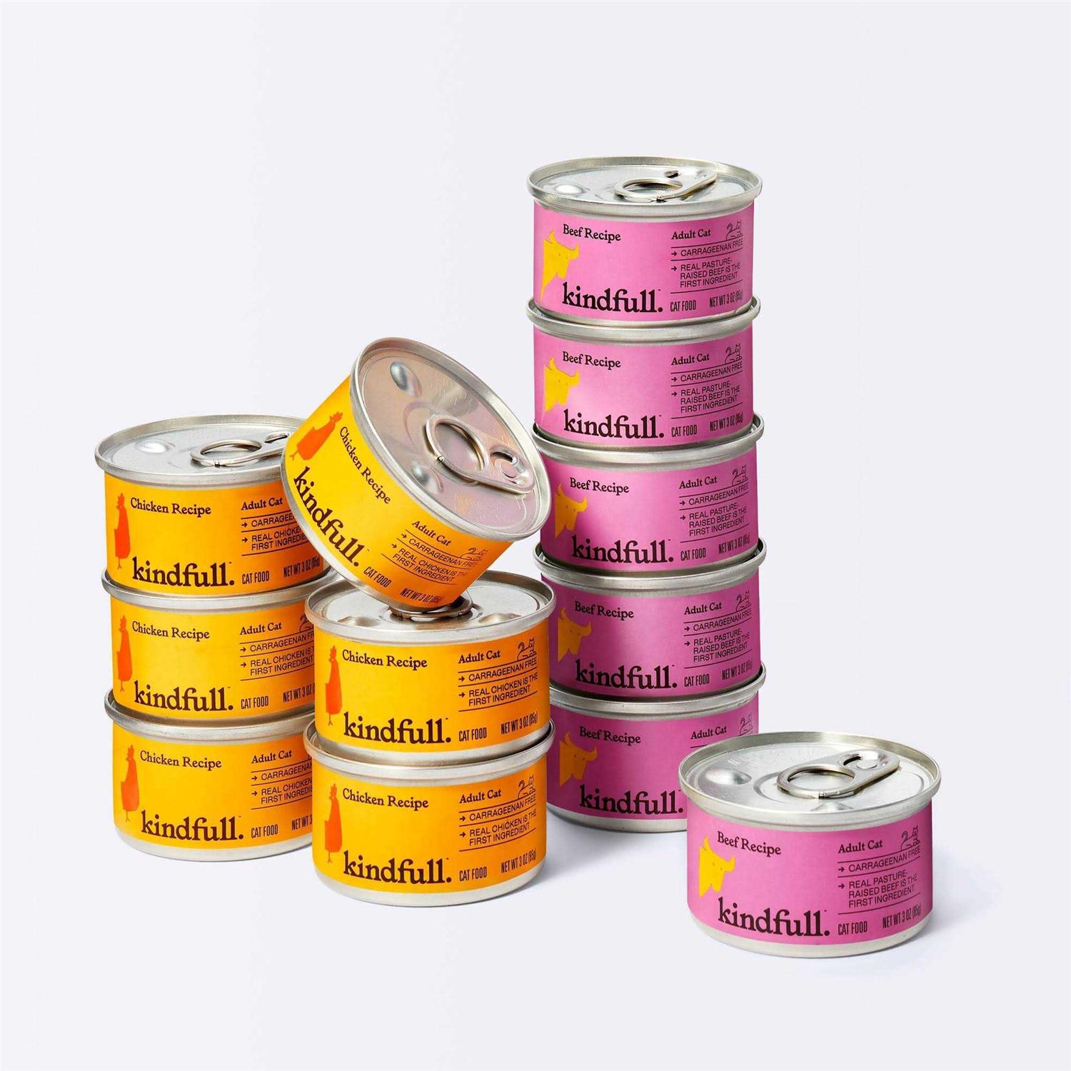 Kindfull Chicken and Beef Wet Cat Food