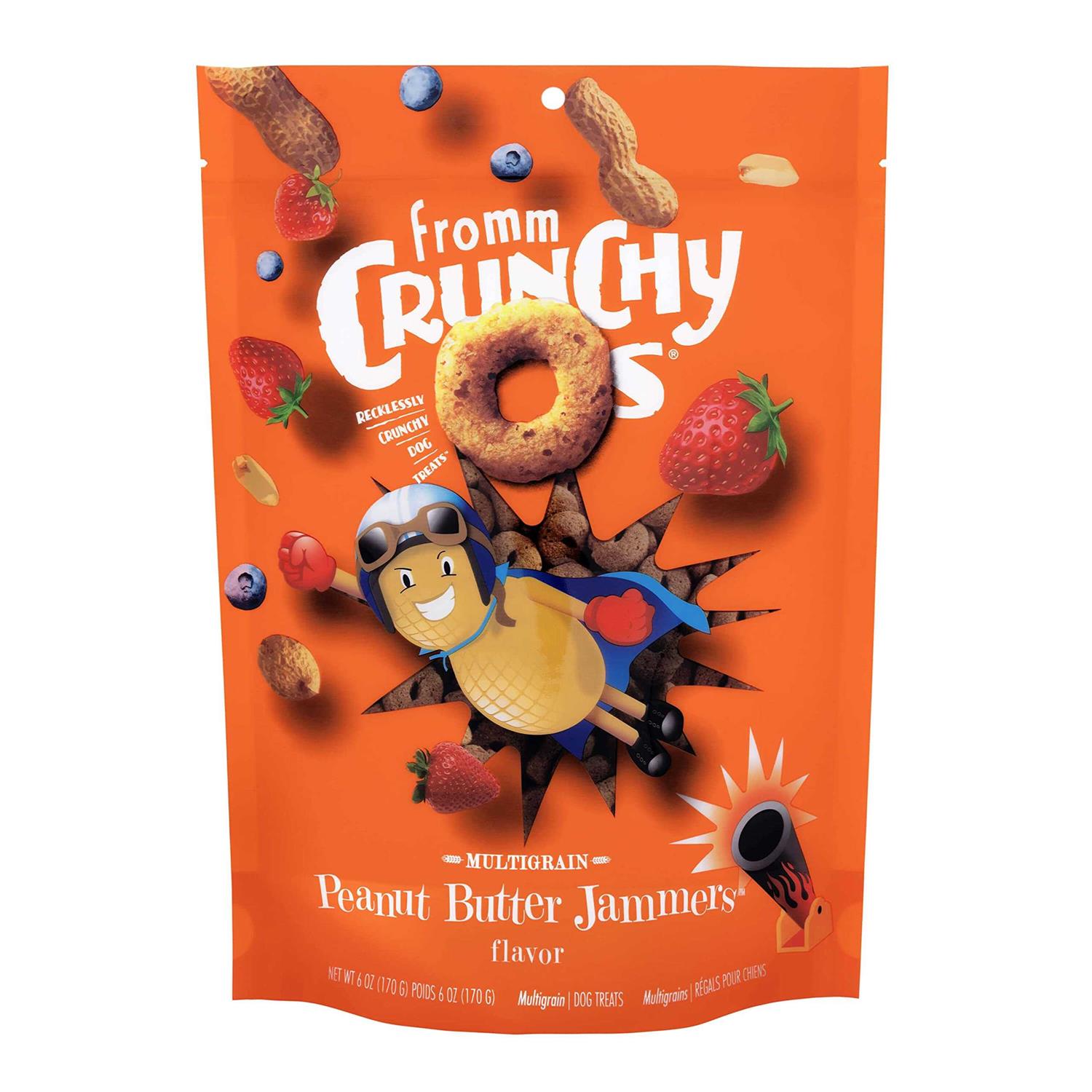 Fromm Crunchy O’s Dog Treats Peanut Butter Jammers