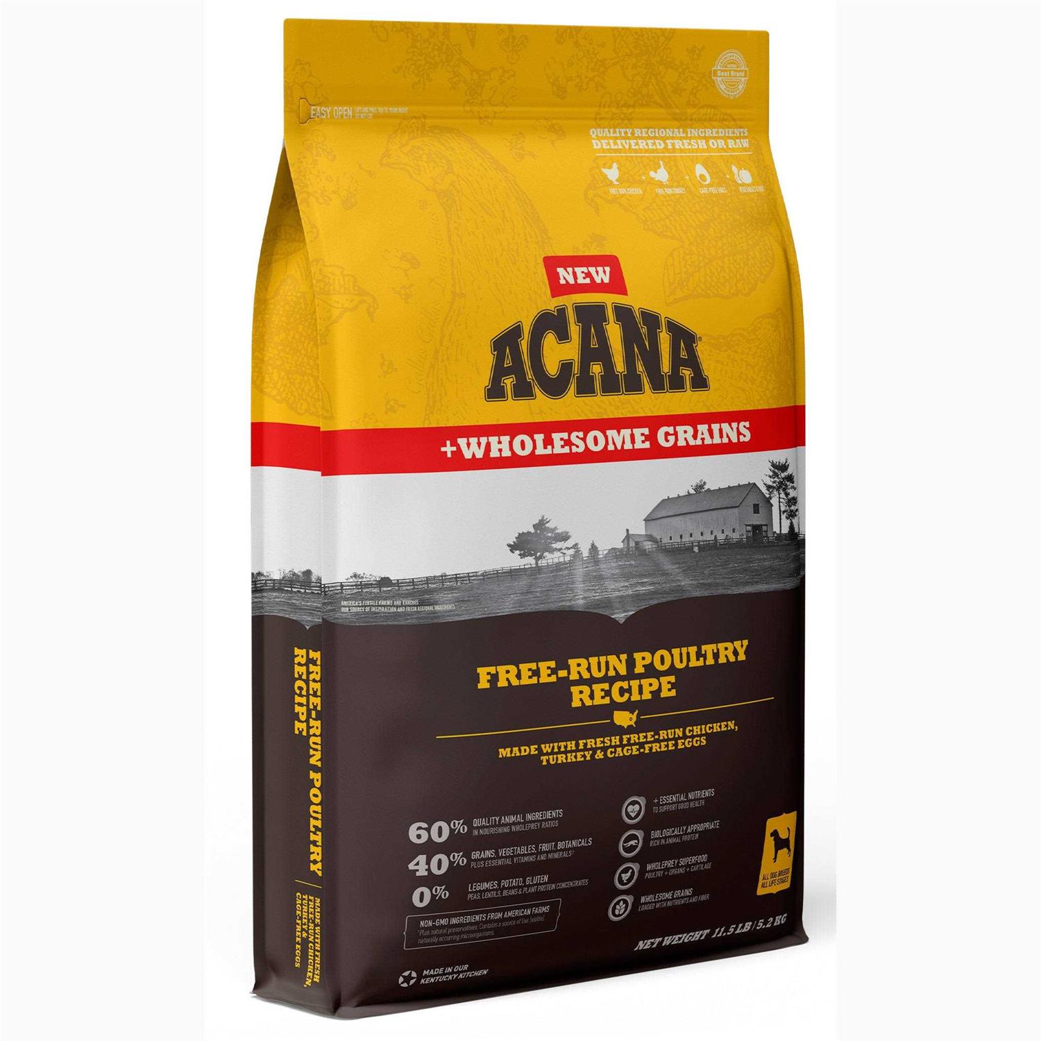 Acana Recipe Wholesome Grains Dry Dog Food
