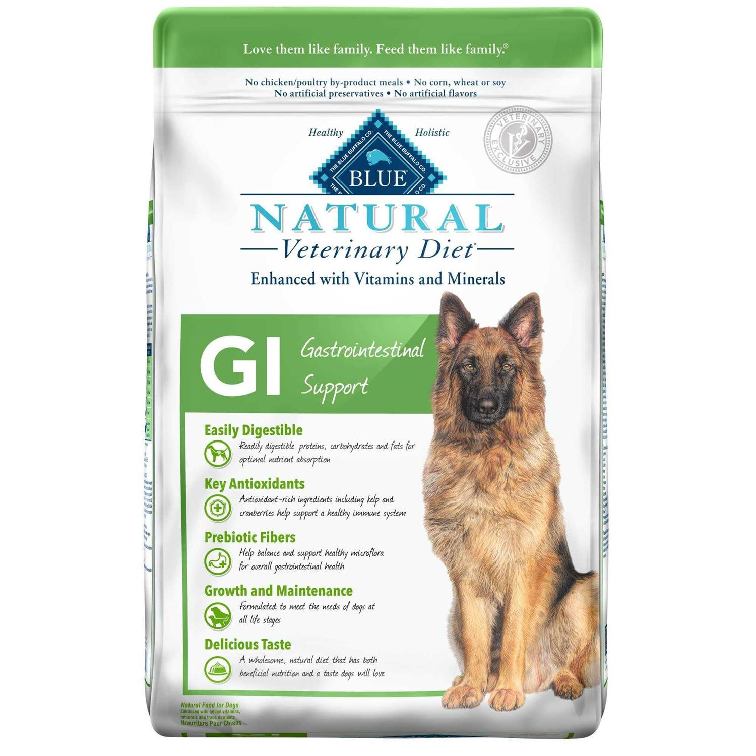 Blue Buffalo Natural Veterinary Diet GI Gastrointestinal Support Dry Dog Food