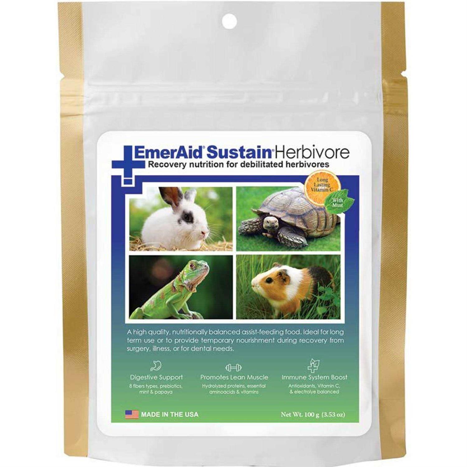 Lafeber EmerAid Sustain Herbivore Recovery Small Animal Food