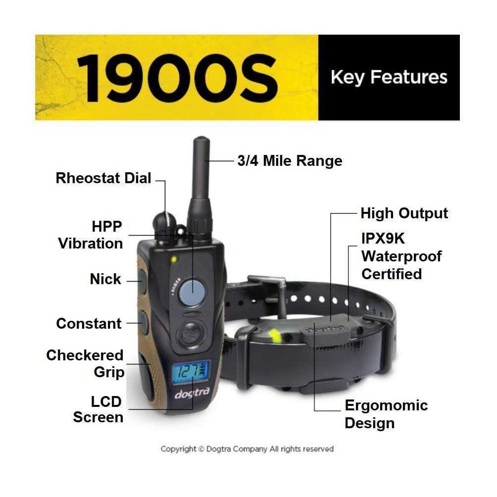 Dogtra 1900S Black Edition 1 Mile Remote Trainer