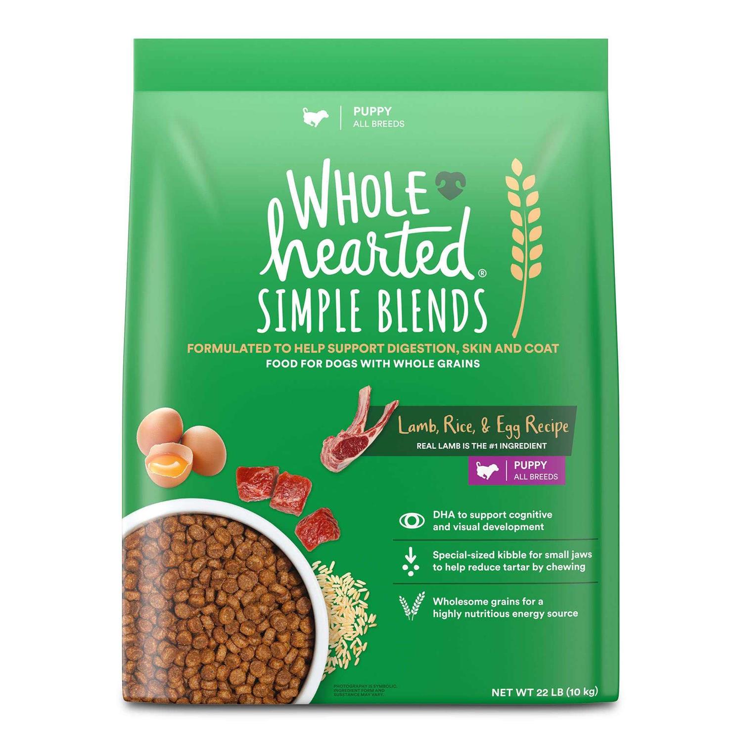 WholeHearted Simple Blends Lamb Rice & Egg Recipe Dry Food