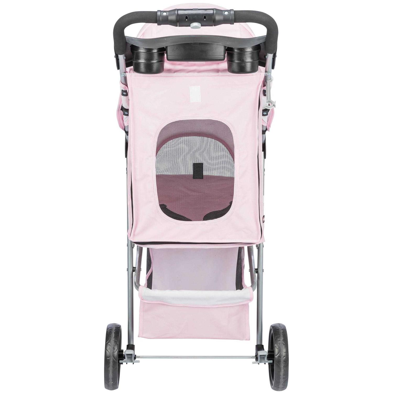 TRIXIE Foldable Pet Stroller for Cats and Dogs