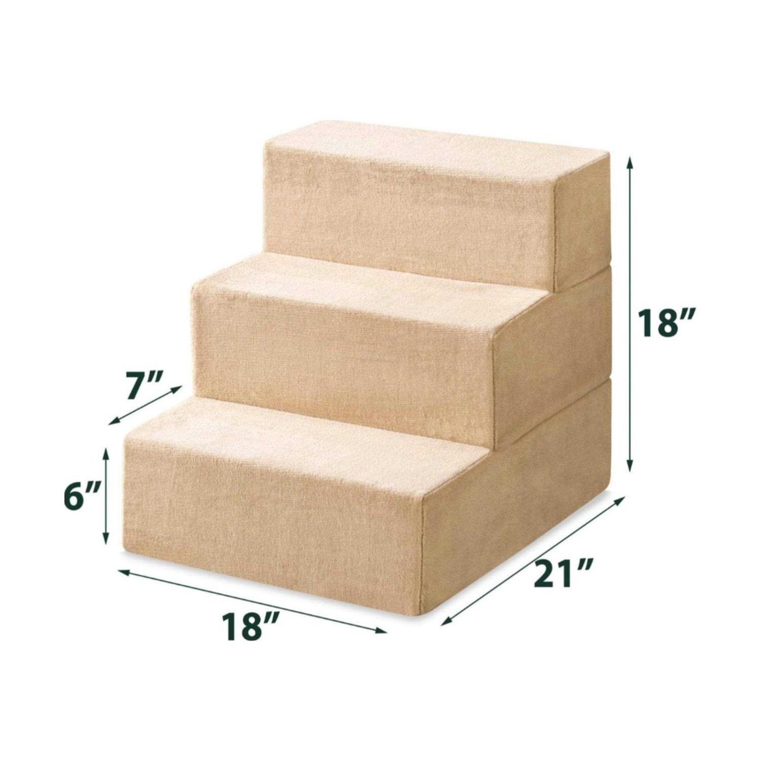 Zinus Foam 13”-24” Comfort Pet Stairs
