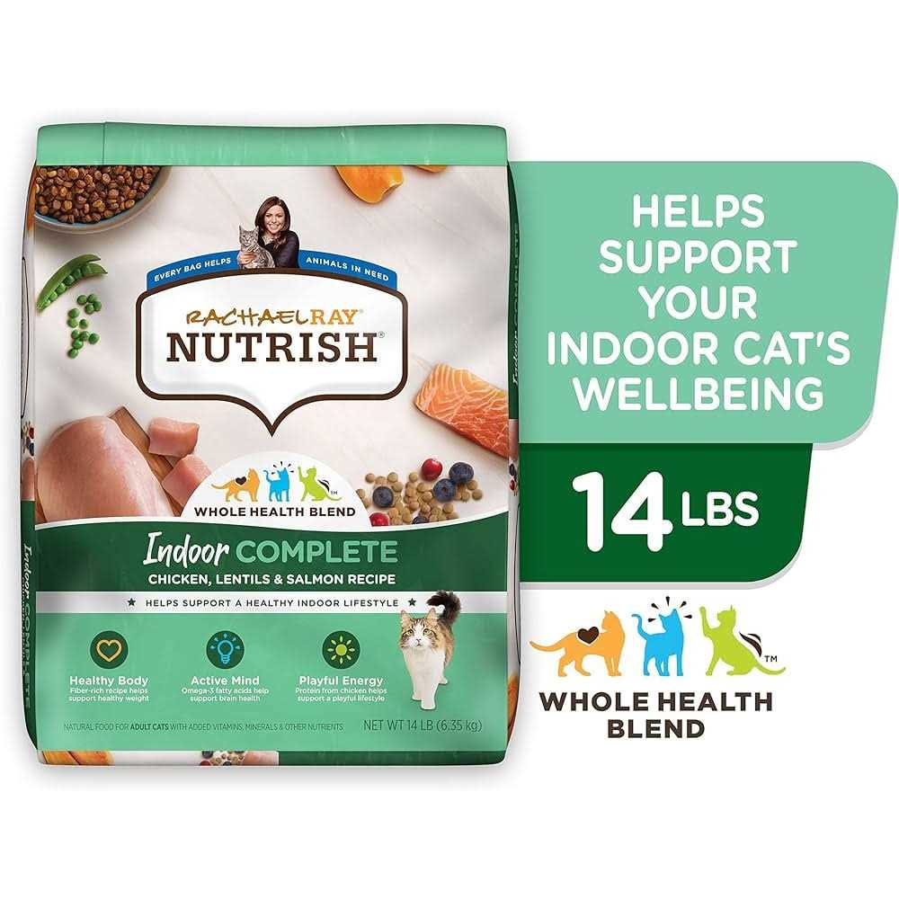 Rachael Ray Nutrish Indoor Complete Chicken with Lentils & Salmon Dry Cat Food