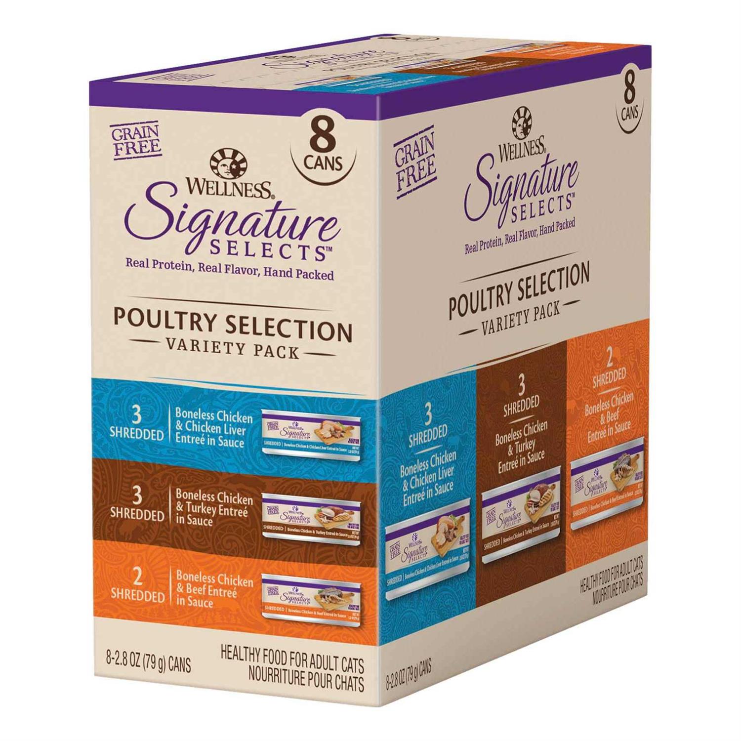 Wellness CORE Signature Selects Poultry Selection Variety Pack Canned Cat Food