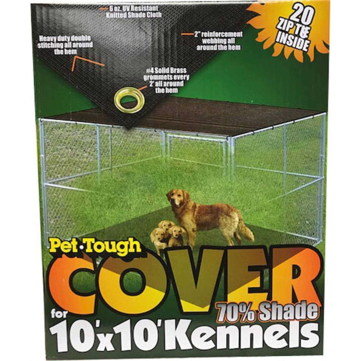 Pet-Tough 10 ft. x 10 ft. Pet Kennel Shade Cover