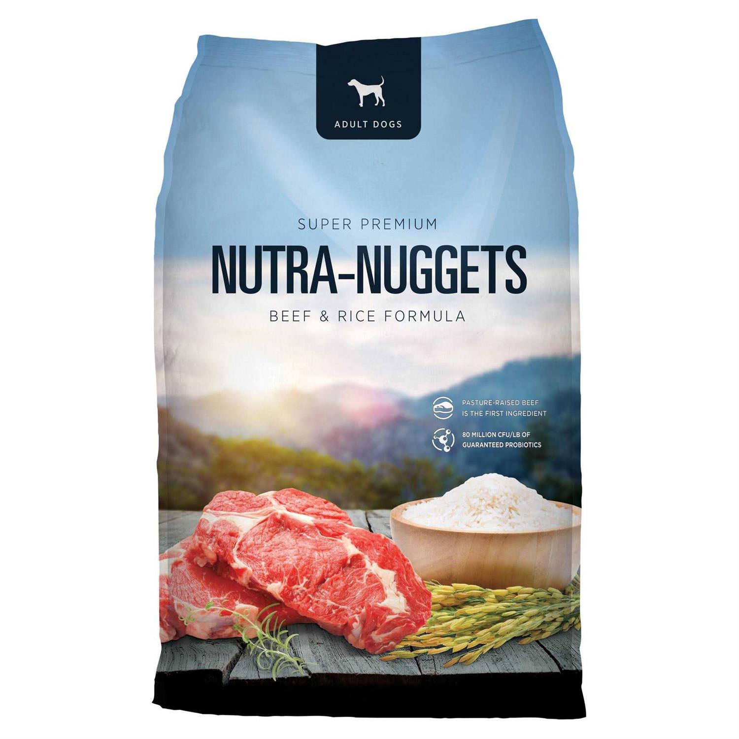 Nutra-Nuggets Super Premium Beef & Rice Dog Food