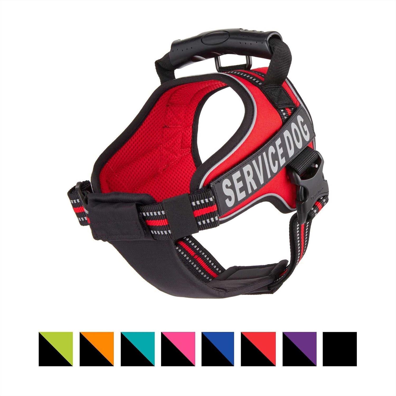 Chai’s Choice Premium Service Dog Vest Service Dog Harness with Reflective Service Dog Patches and Sturdy Handle Dogs