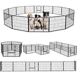 OFIKA Heavy Duty Metal Dog Playpen for medium/small Animals Panels 32 Width