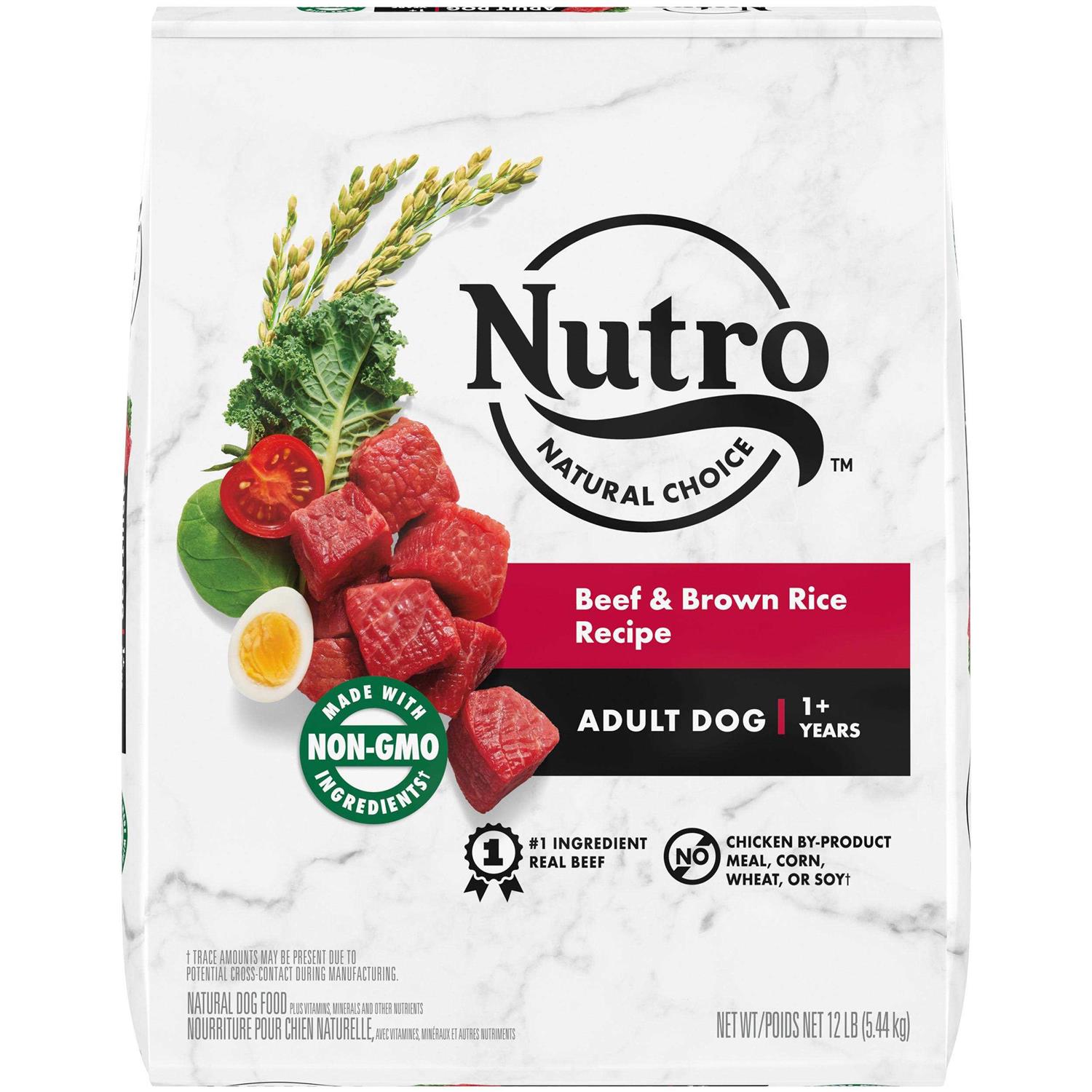 Nutro Natural Choice Adult Beef Rice Dry Dog Food