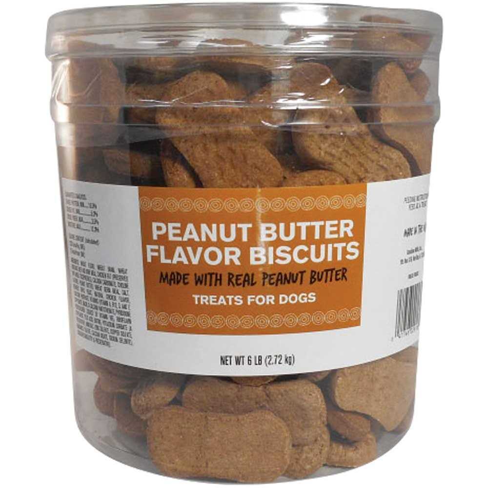 Sunshine Mills Treats For Dogs, Peanut Butter Flavor Biscuits – 6 lb