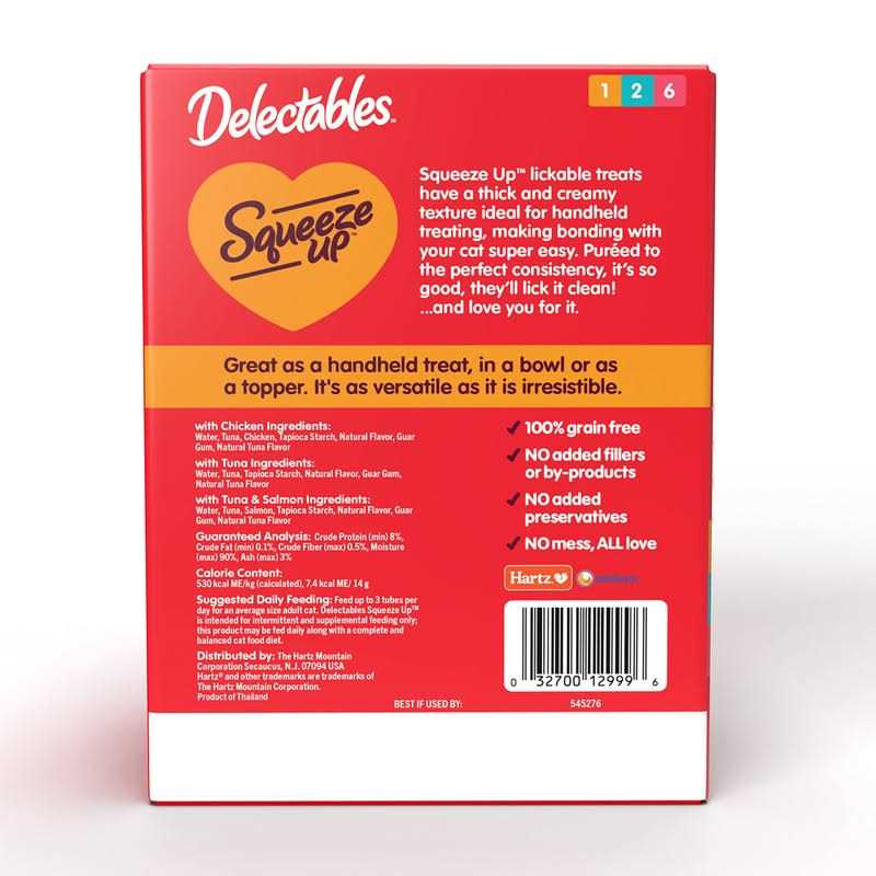 Delectables Squeeze Up Cat Treats Variety Pack