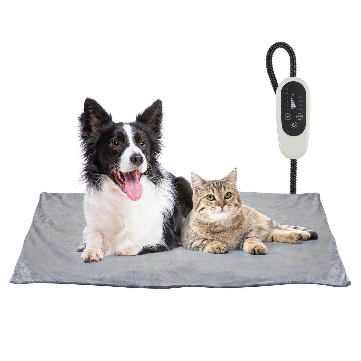 BN-LINK Pet Heating Pad 16 x 18 Heating Pad with Chew Resistant Cord