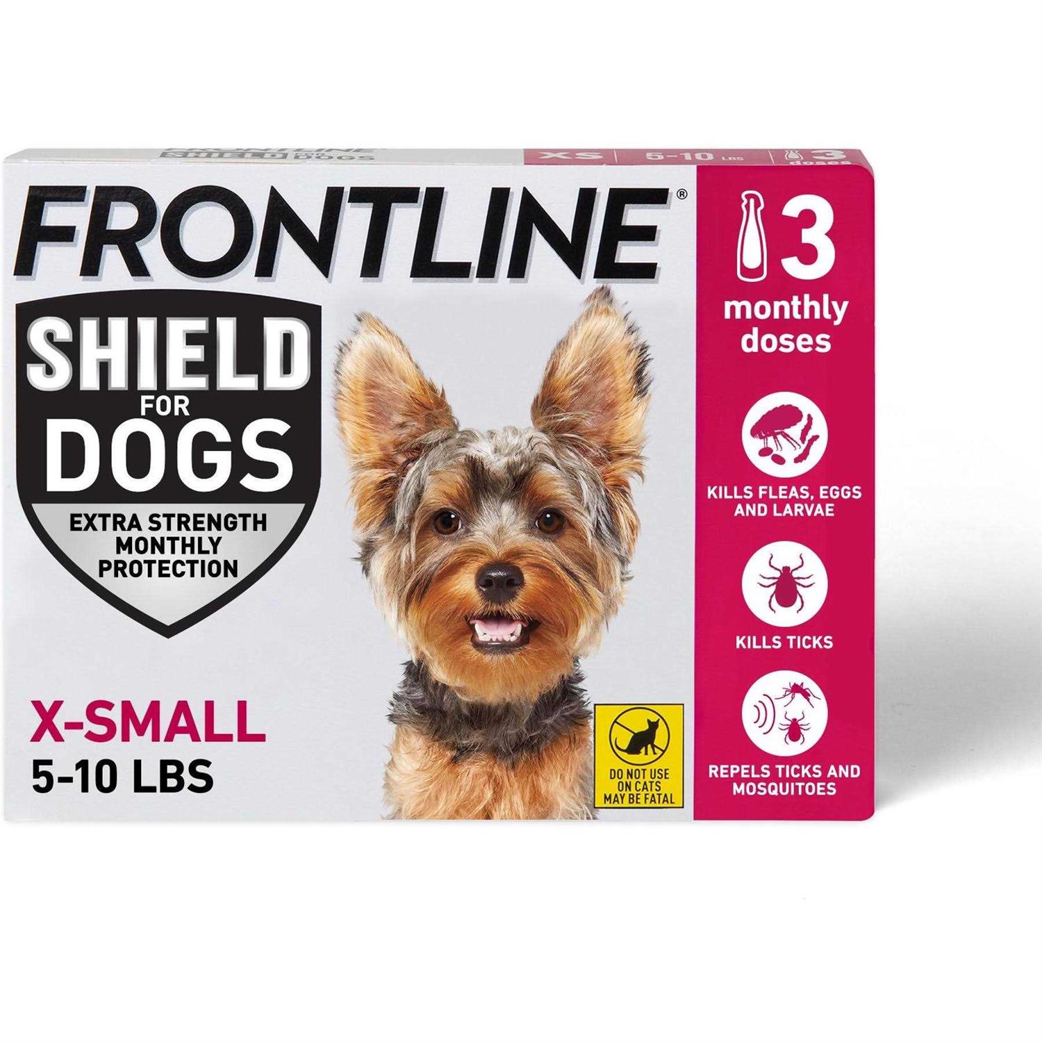 Frontline Shield Flea & Tick Treatment for Extra Small Dogs