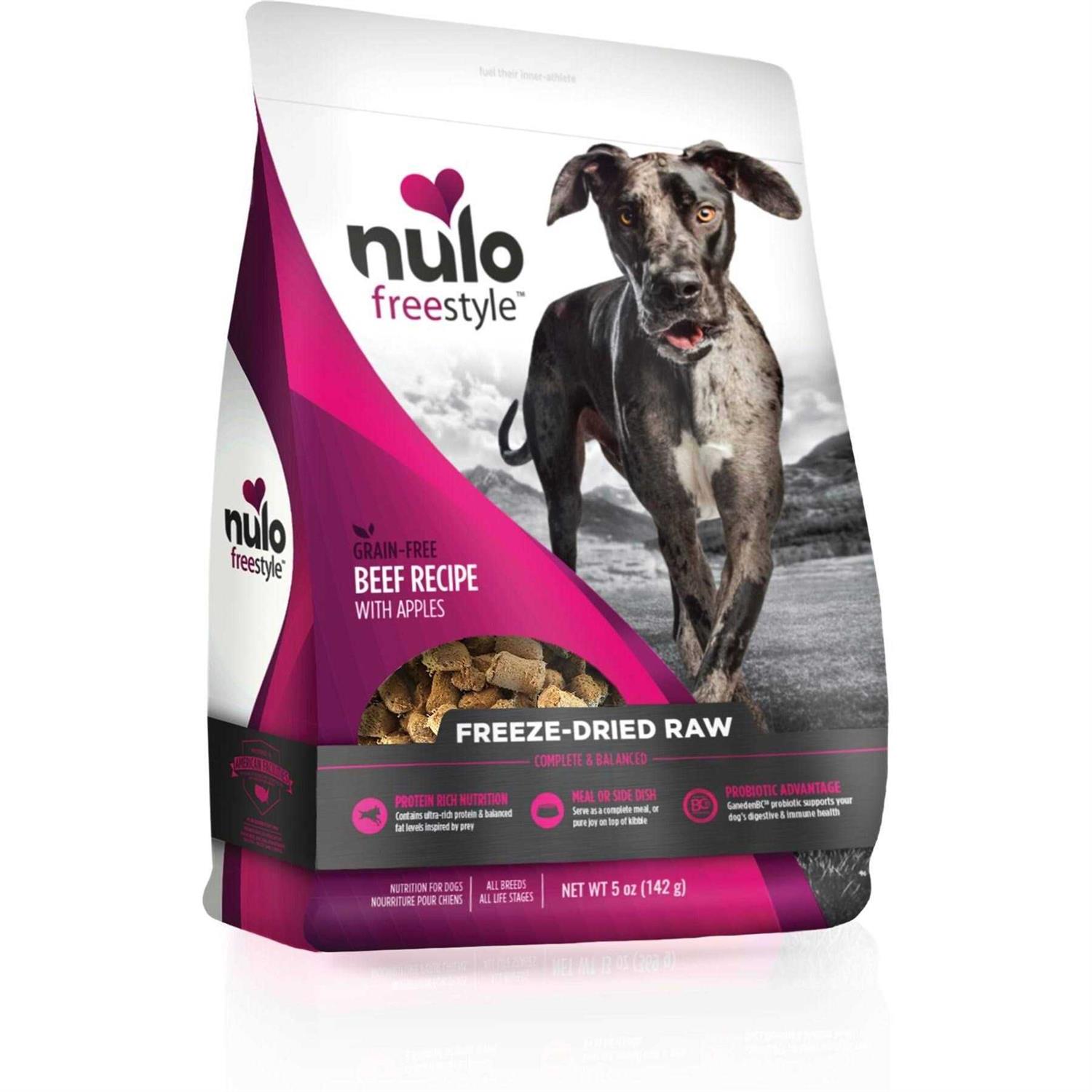 Nulo Freestyle Freeze-Dried Raw Beef with Apples Dog Food