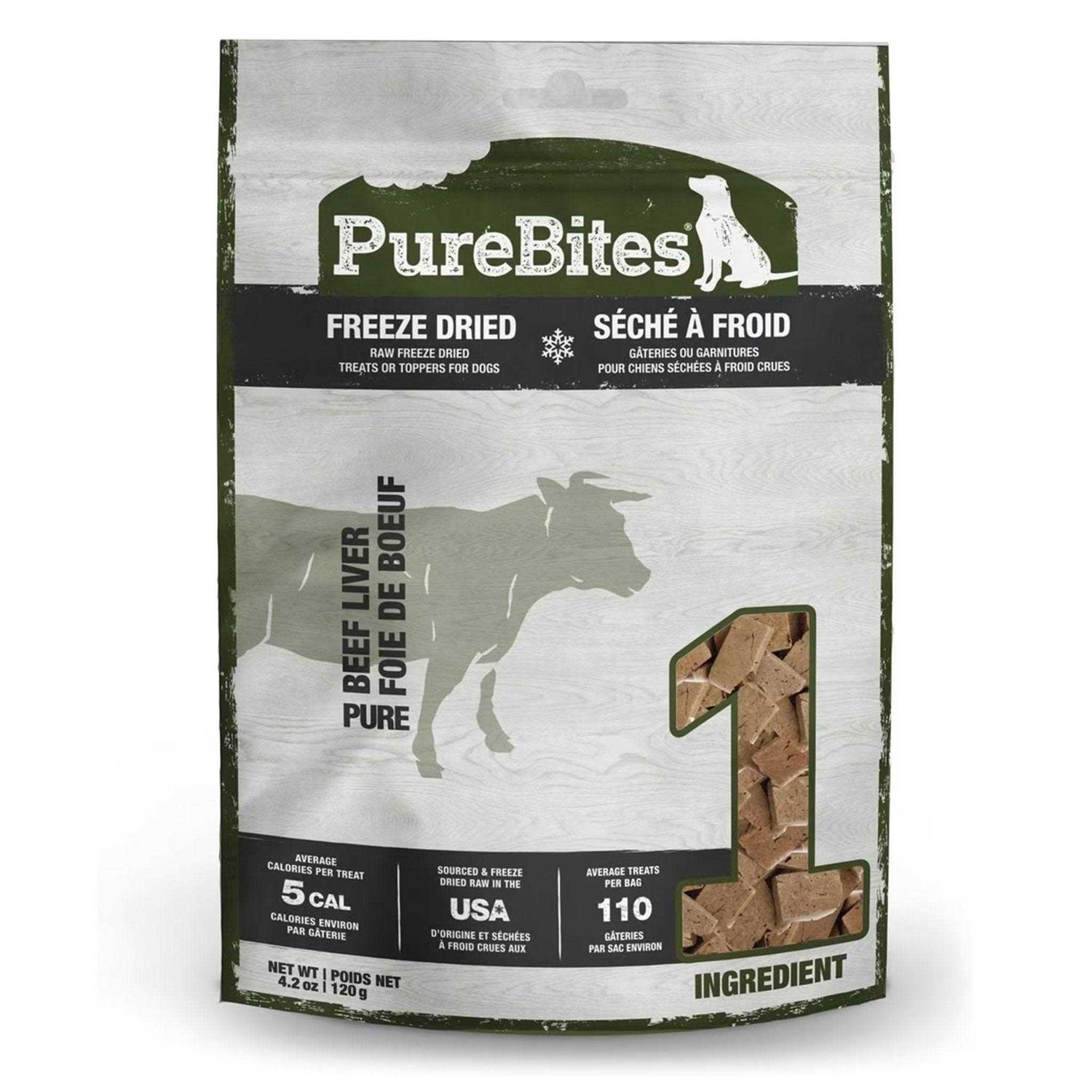 PureBites Beef Liver Freeze Dried Dog Treats