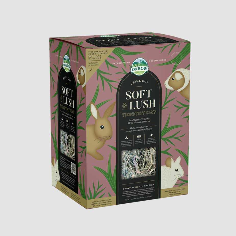 Oxbow Prime Cut Soft & Lush Timothy Hay Small Pet Food