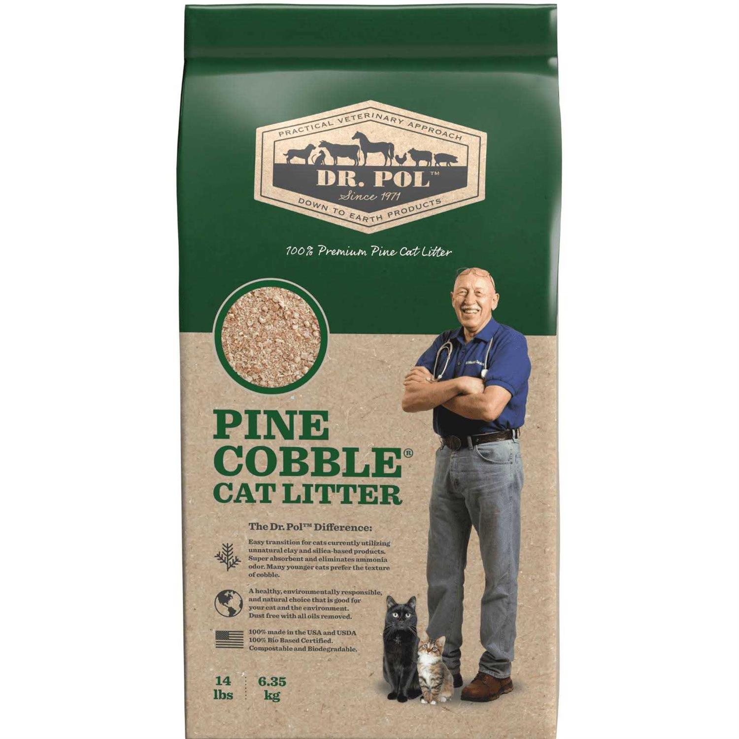 Dr. Pol Pine Cobble Cat Litter 14lb