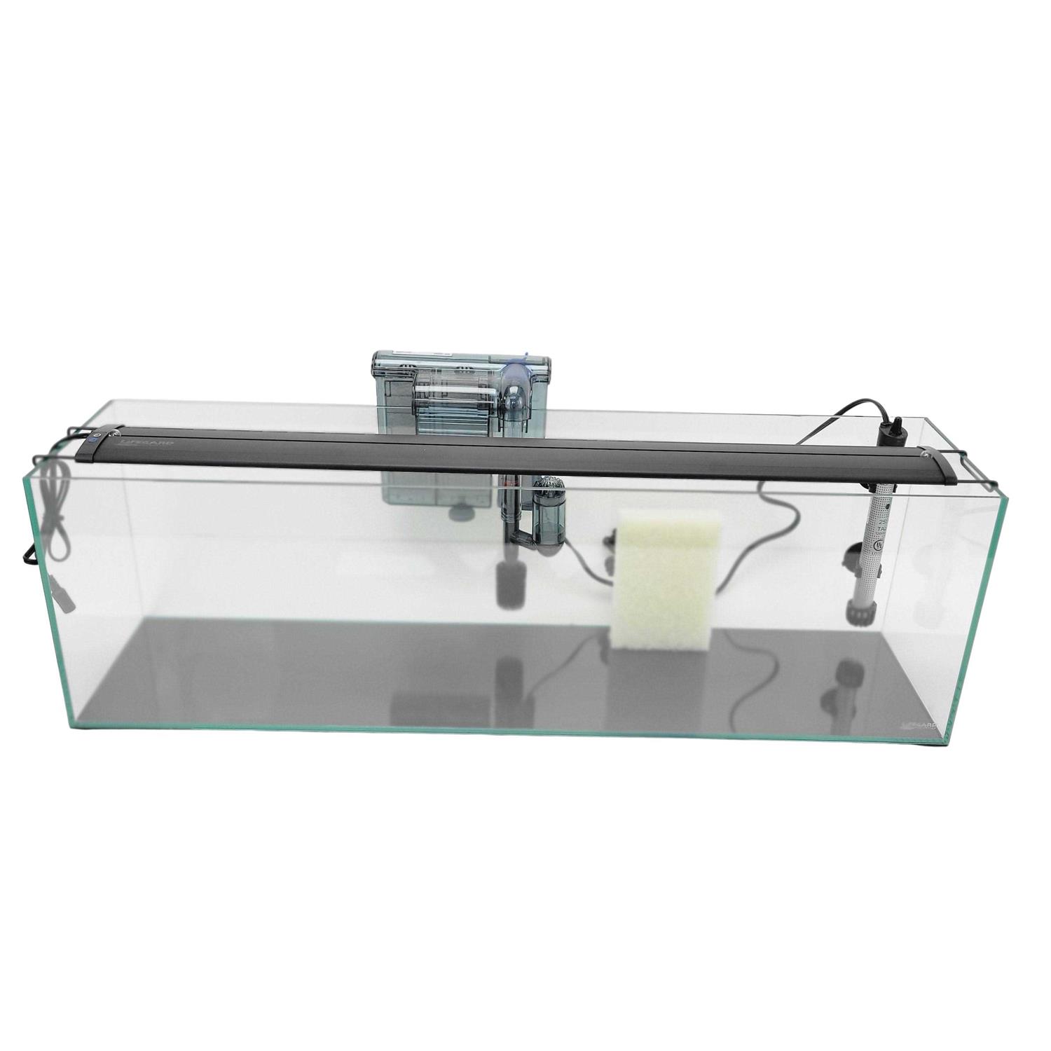 Lifegard Aquatics 11 Gallon Clear Glass Bookshelf Aquarium