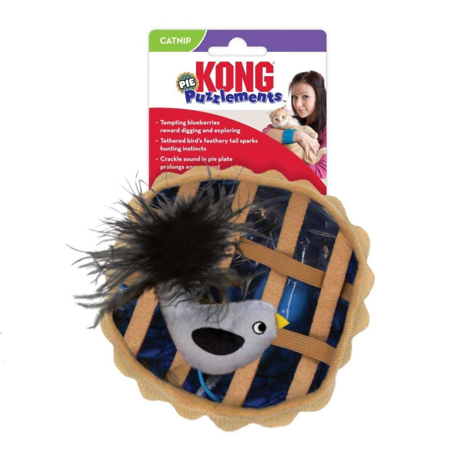 Kong Puzzlements Pie Cat Toy