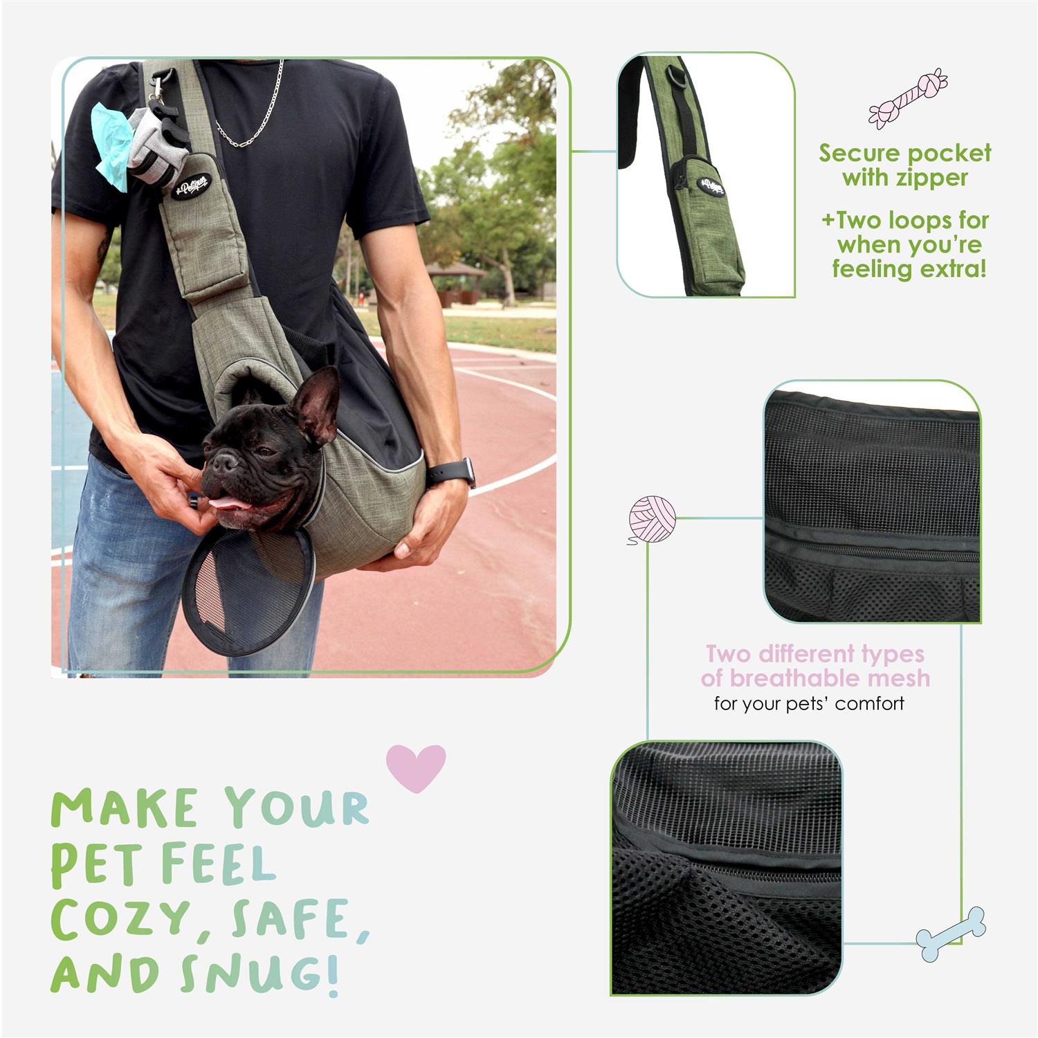Petique Sling Pet Carrier