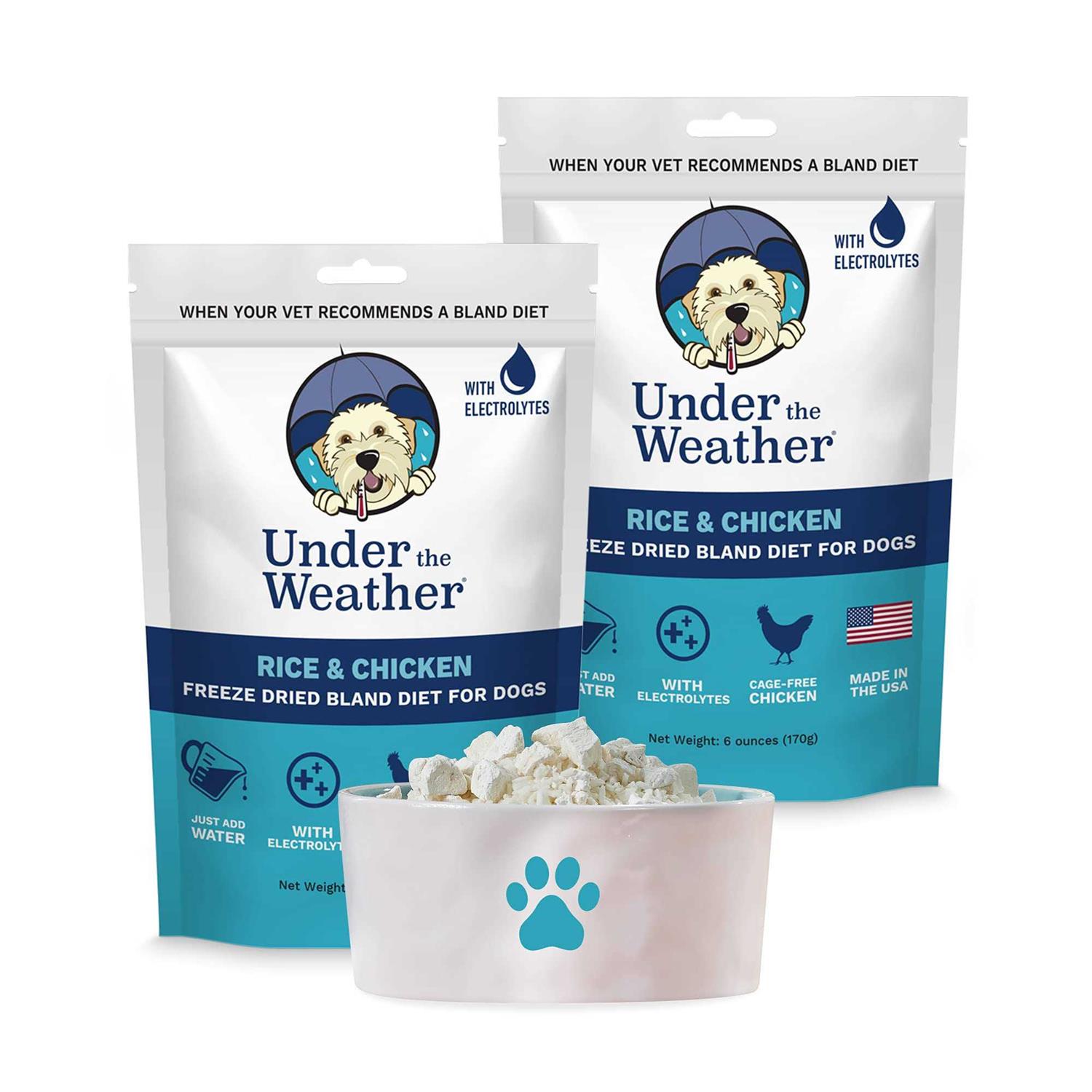 Under the Weather Chicken & Rice Bland Diet for Dogs