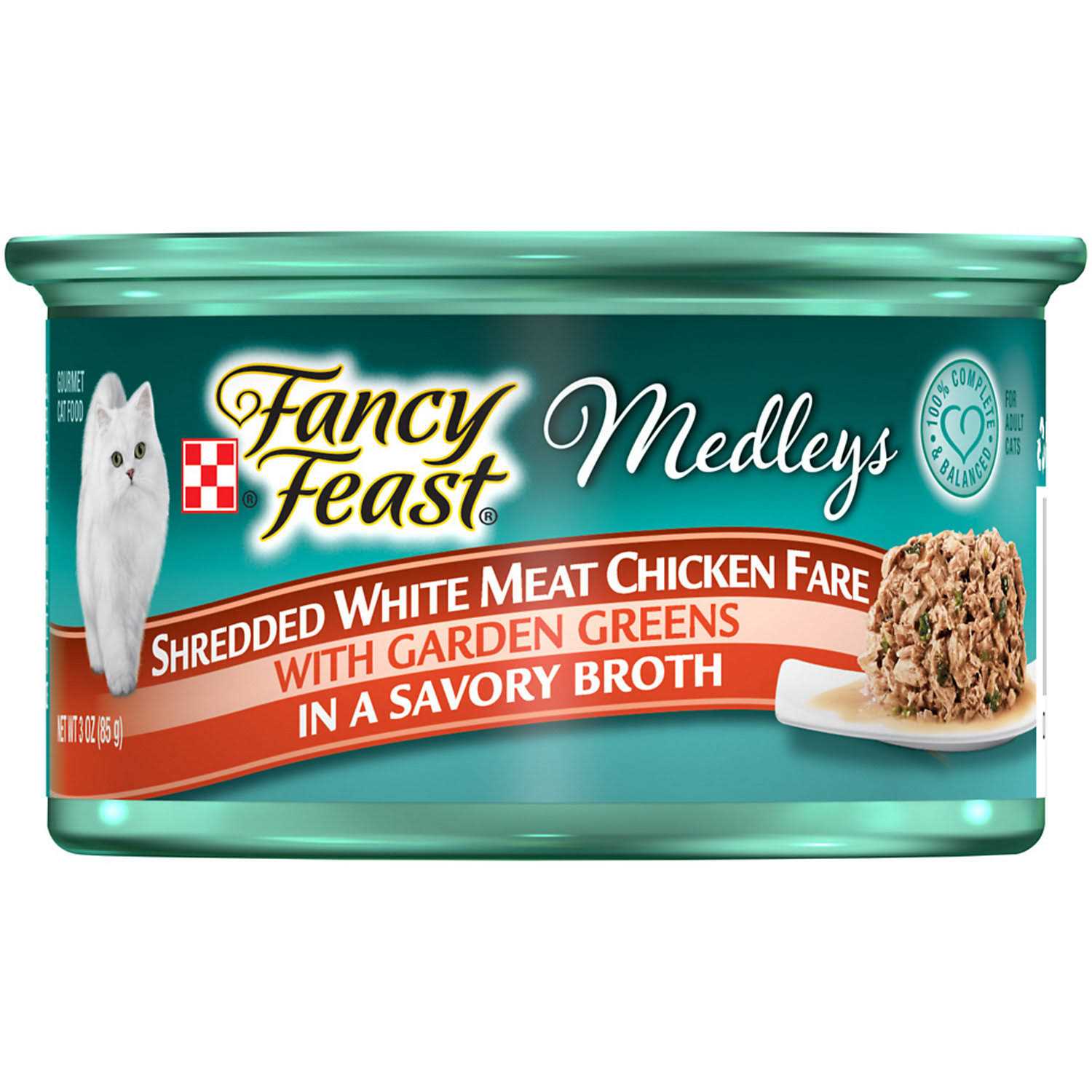 Fancy Feast Medleys Shredded White Meat Chicken Fare Wet Cat Food
