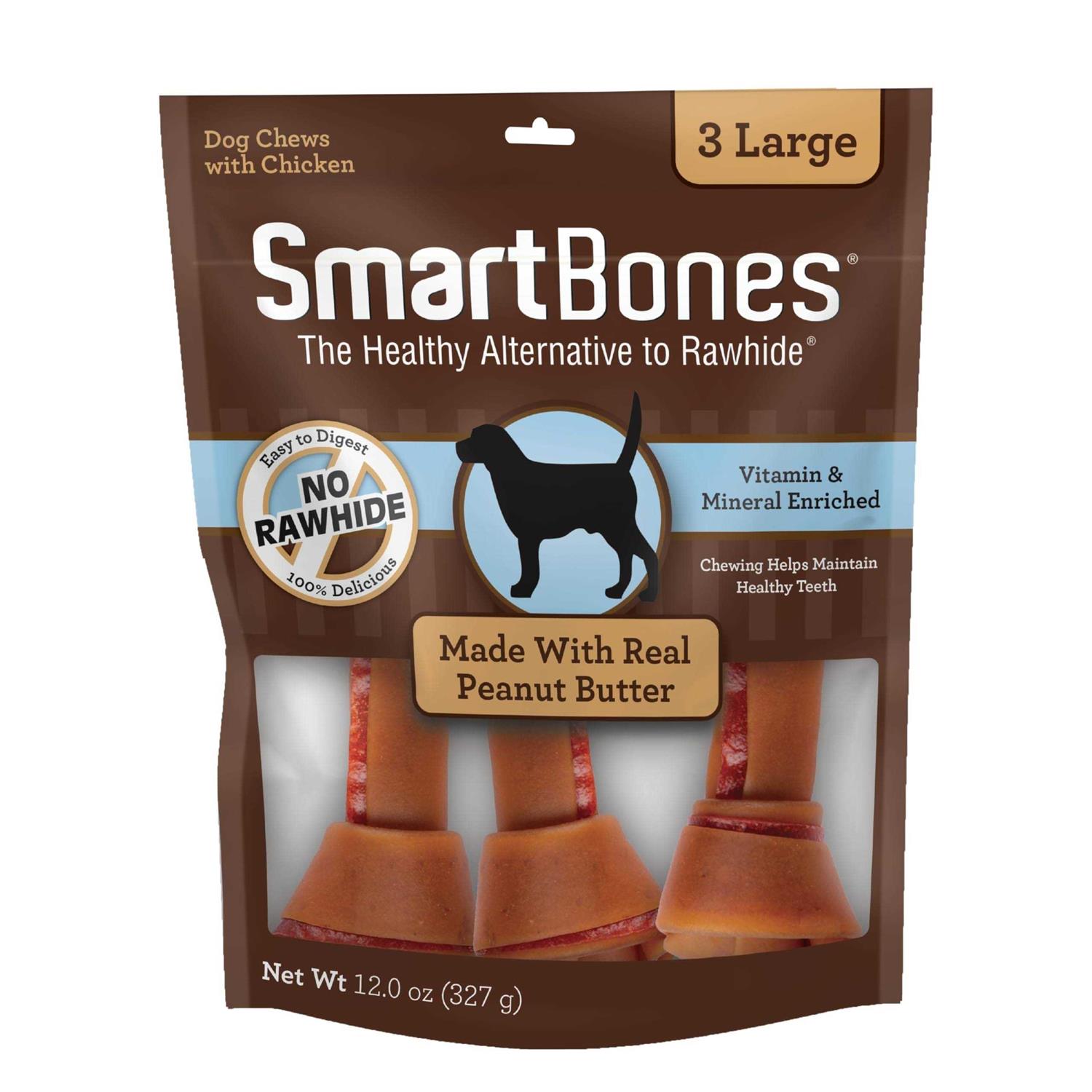 SmartBones Peanut Butter Dog Chews