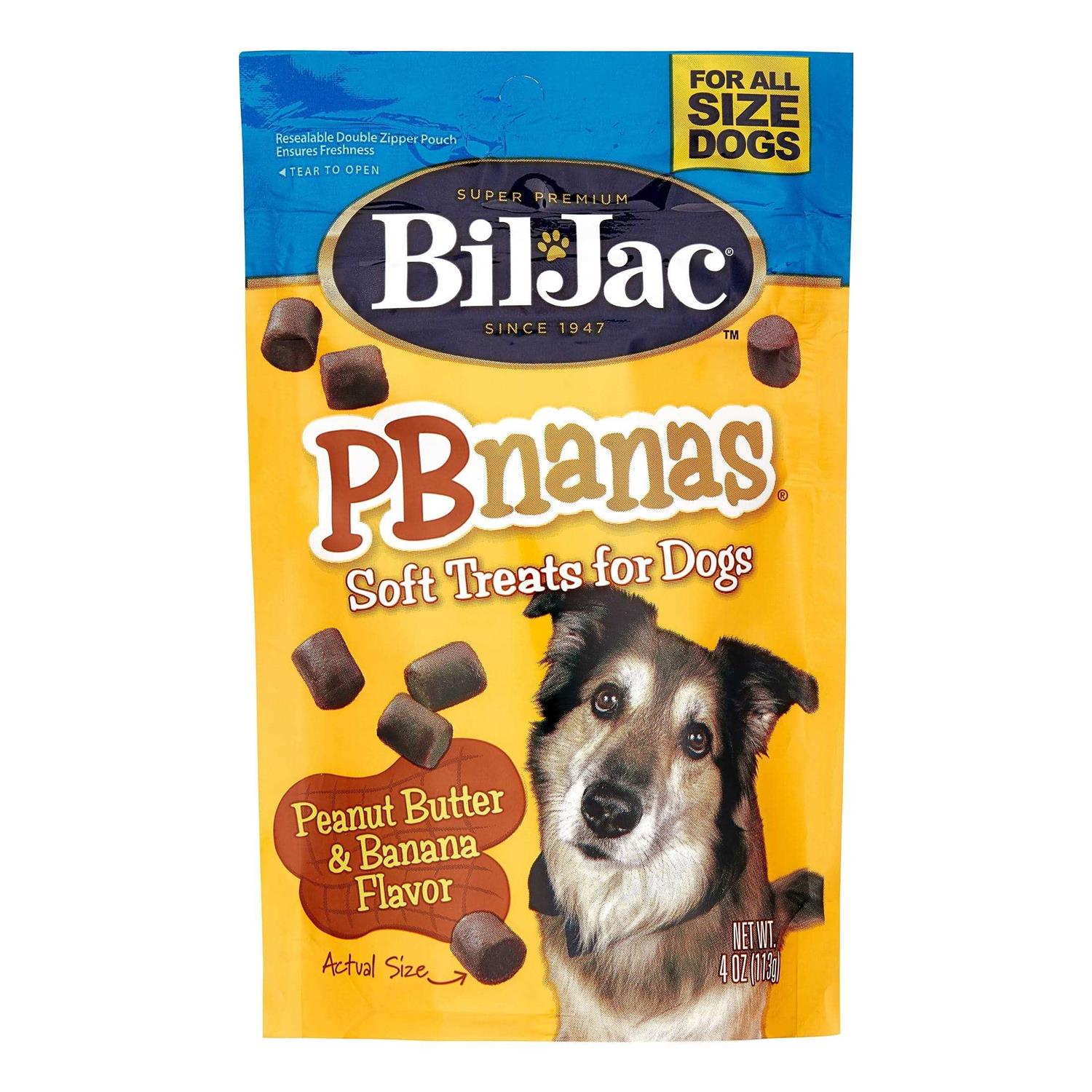 Bil Jac Peanut Butter Nanas Dog Treats