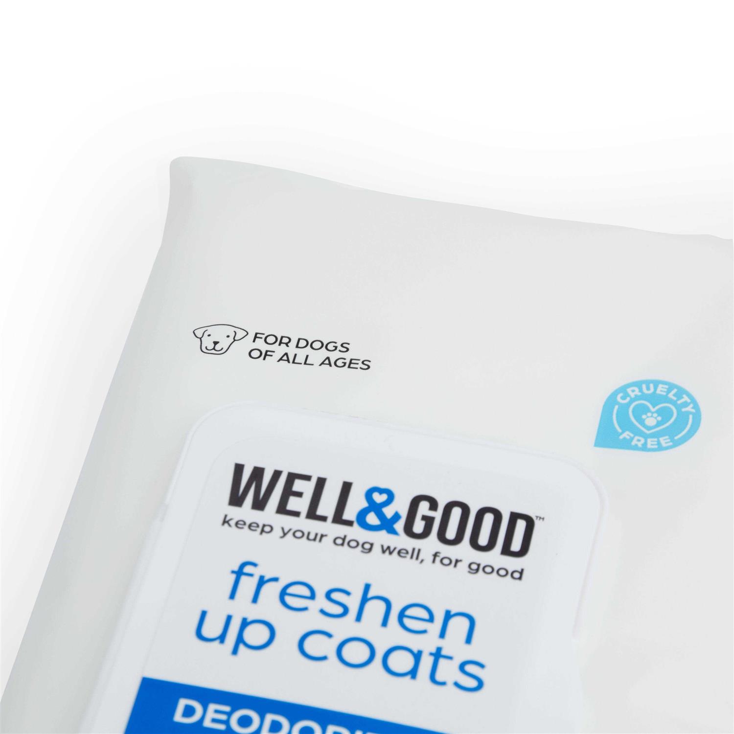 Well & Good Cucumber Melon Deodorizing Dog Wipes